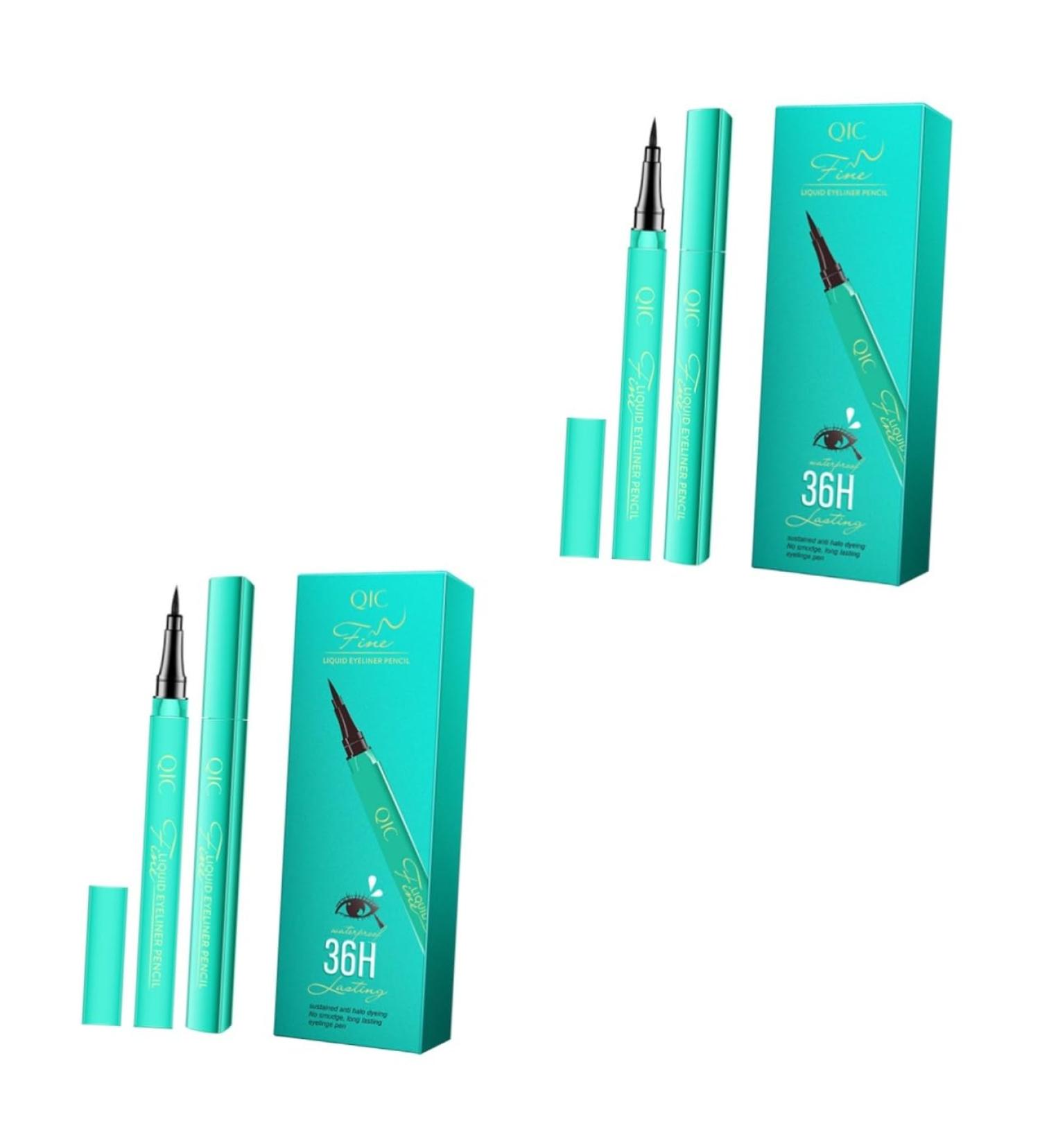 FOMIYES 2 Pcs Waterproof Eyeliner Pencil Women Eyeliner Eyeline Pencil Liquid Eyeliner Ink Simple 1 count (Pack of 1) As Shownx2pcs - Buy Online on GoSupps.com