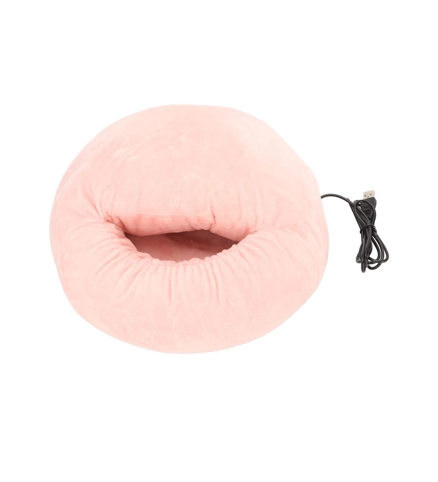 Heated Foot Pad | Fashionable Soft Heated Foot Warmer for Men & Women | Light Pink | International Shipping Available - Buy Online on GoSupps.com