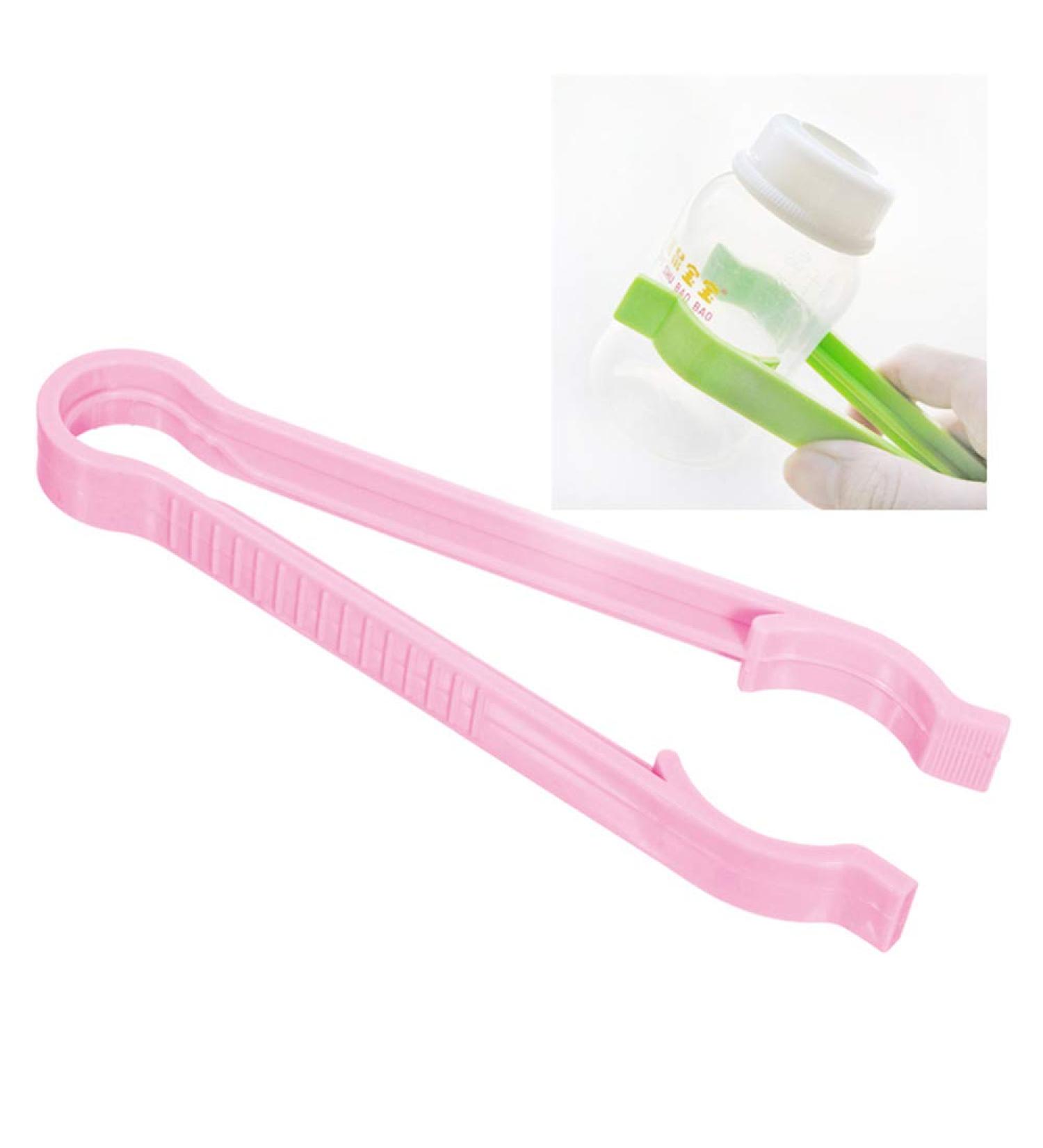 TOSSPER 2pcs Multifunctional Baby Bottle Clips | Anti-slip Tongs for Easy Feeding | Random Color | International Shipping Available - Buy Online on GoSupps.com