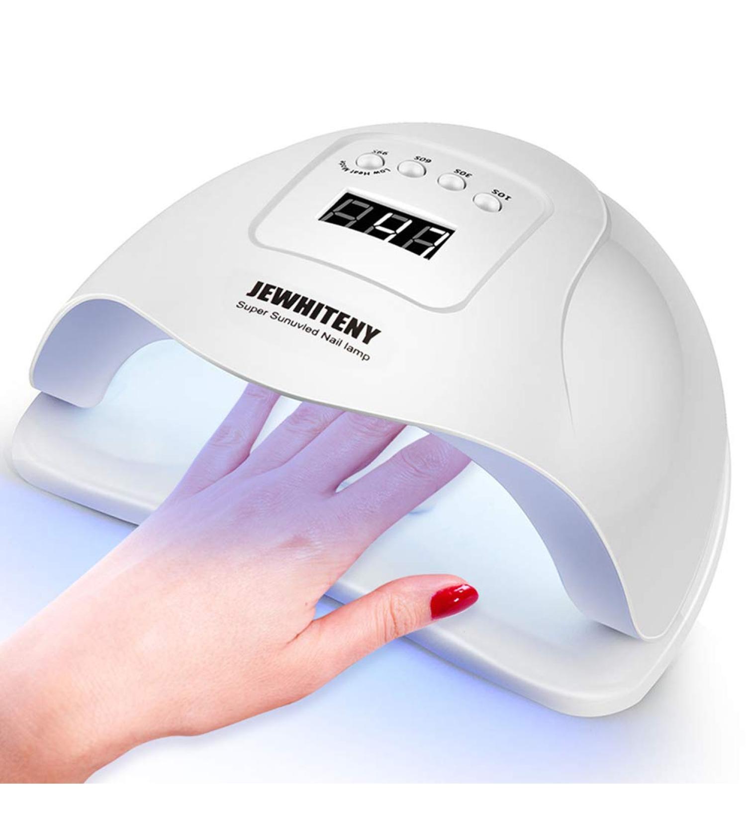 Professional 80W Gel UV LED Nail Lamp Dryer with 4 Timers - Nail Polish Curing Light for Manicure/Pedicure - Nail Art Tools - Buy Online on GoSupps.com