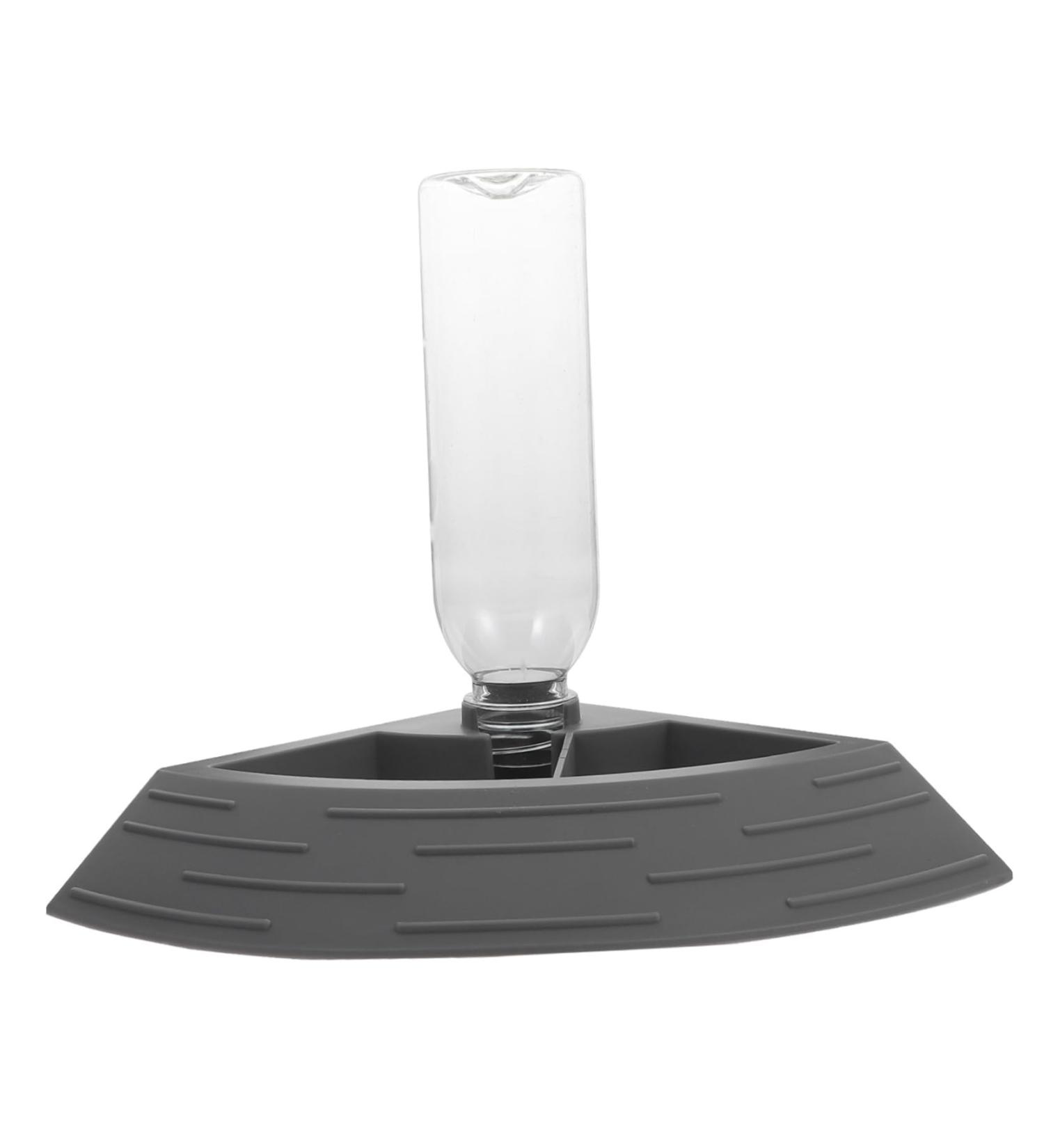 BELLIFFY Turtle Drinker Auto Feeder Reptile Food Bowl Automatic Reptile Feeder Automatic Waterer Pet Plastic 17.00X17.00X3.50CM Grey - Buy Online on GoSupps.com