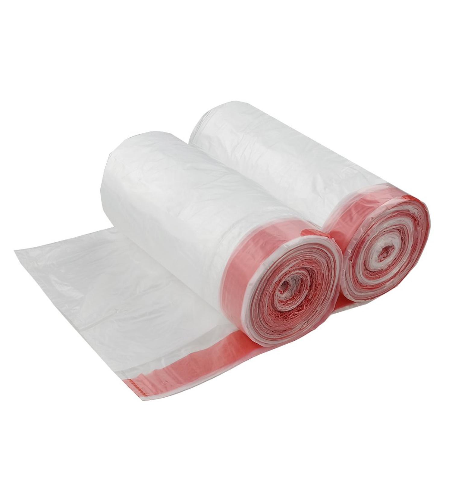 EudokkyNA 13 Gallon Drawstring Garbage Bags Clear Kitchen Trash Bag 110 Bags/2 Rolls - Buy Online on GoSupps.com