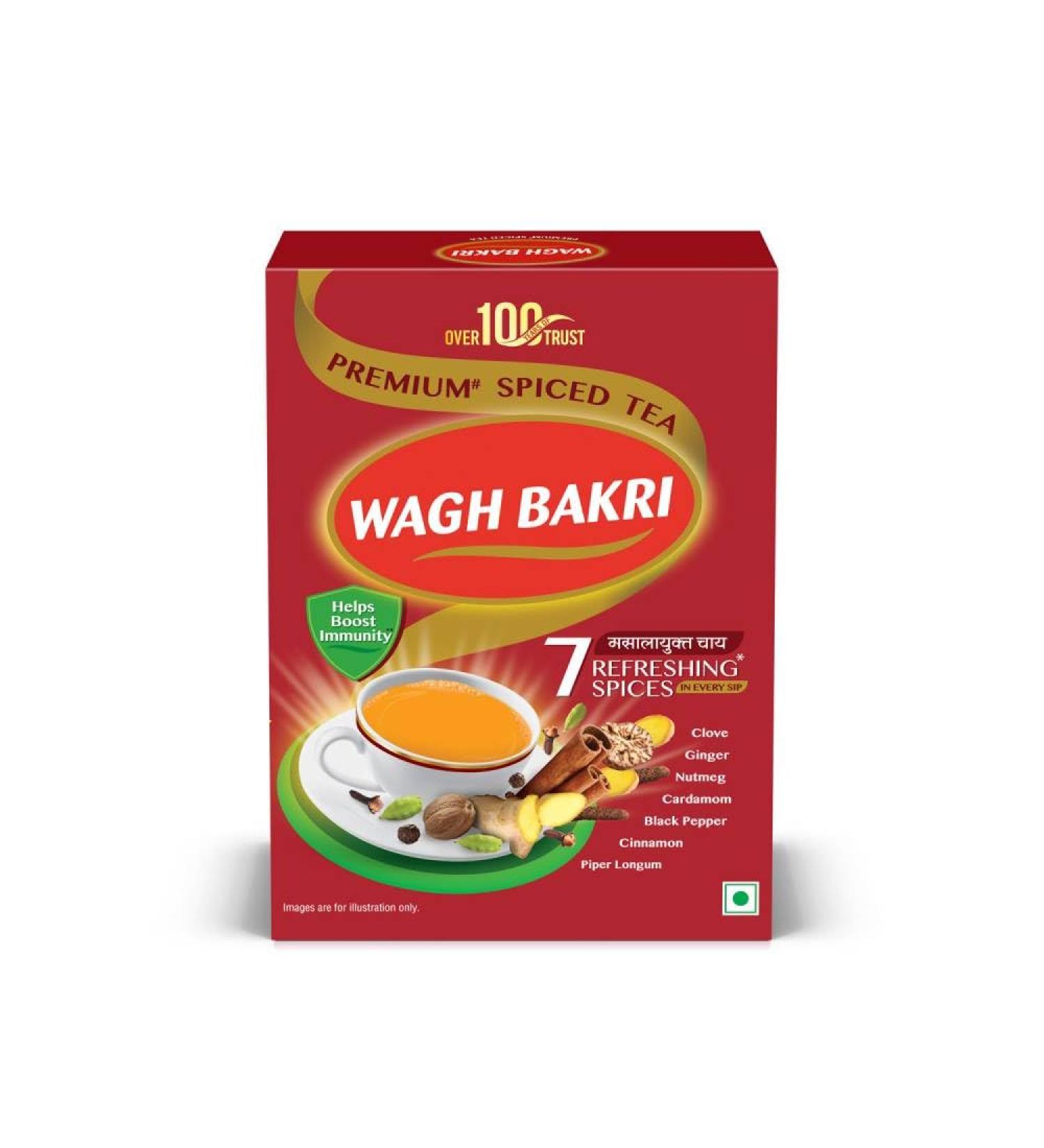 Wagh Bakri Spiced Tea - Masala Chai - 250 g - Lose - Buy Online on GoSupps.com