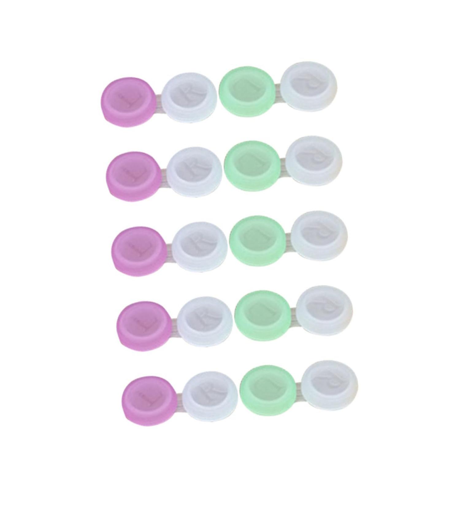 Buy Solustrie 10 ST Contact Lens Containers with Holder | Durable Lens Cases with Mirror & Film | Bulk Options for Comfort & Convenience - Buy Online on GoSupps.com