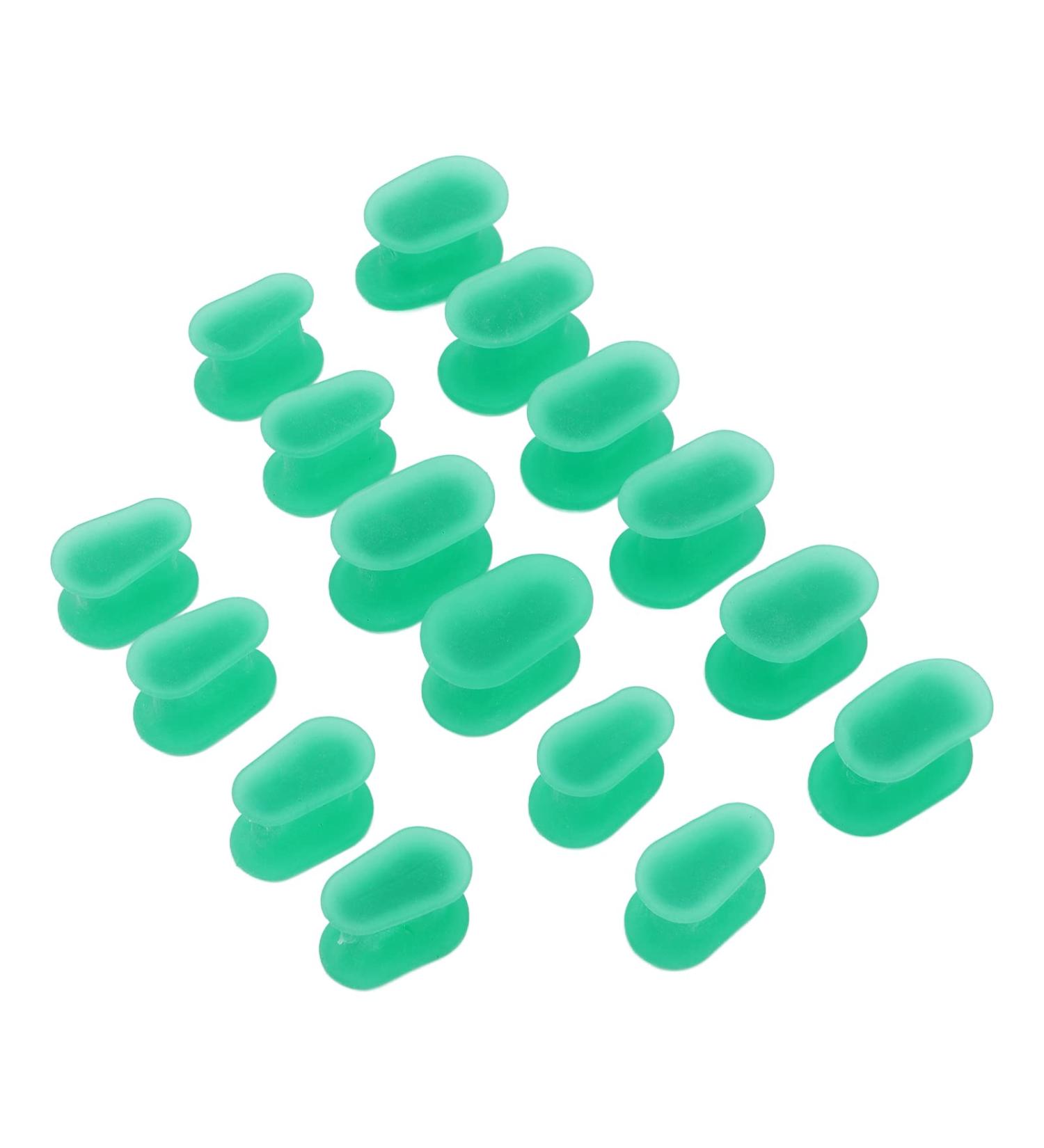 ANGGREK Gel Toe Spacer Set - 8 Pairs Silicone Toe Separator for Bunion Straightening and Toe Alignment - Hallux Valgus Corrector for Overlapping Toes - Buy Online on GoSupps.com