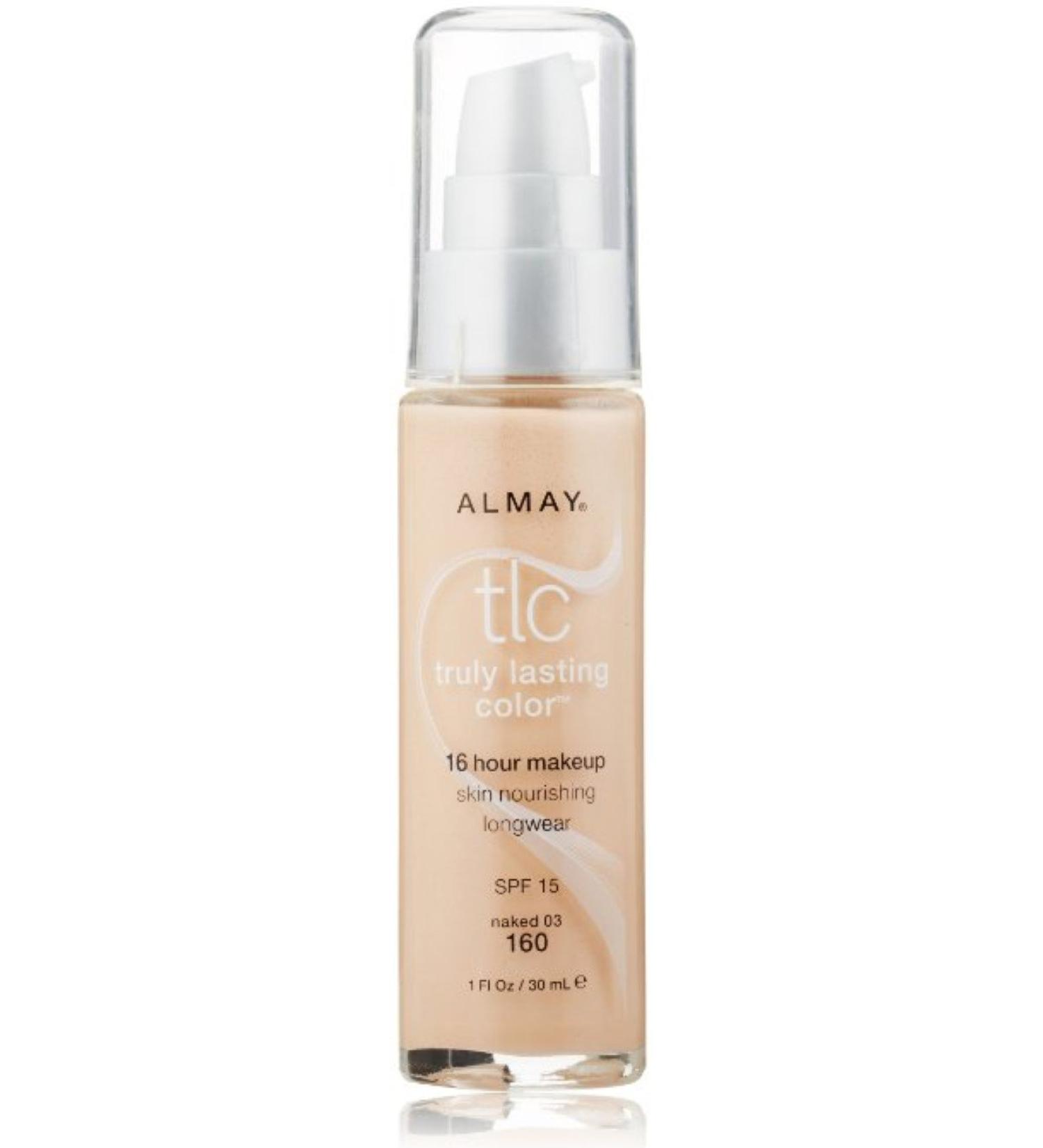 Almay TLC Truly Lasting Color 16 Hour Makeup  Naked 03  160  1 oz