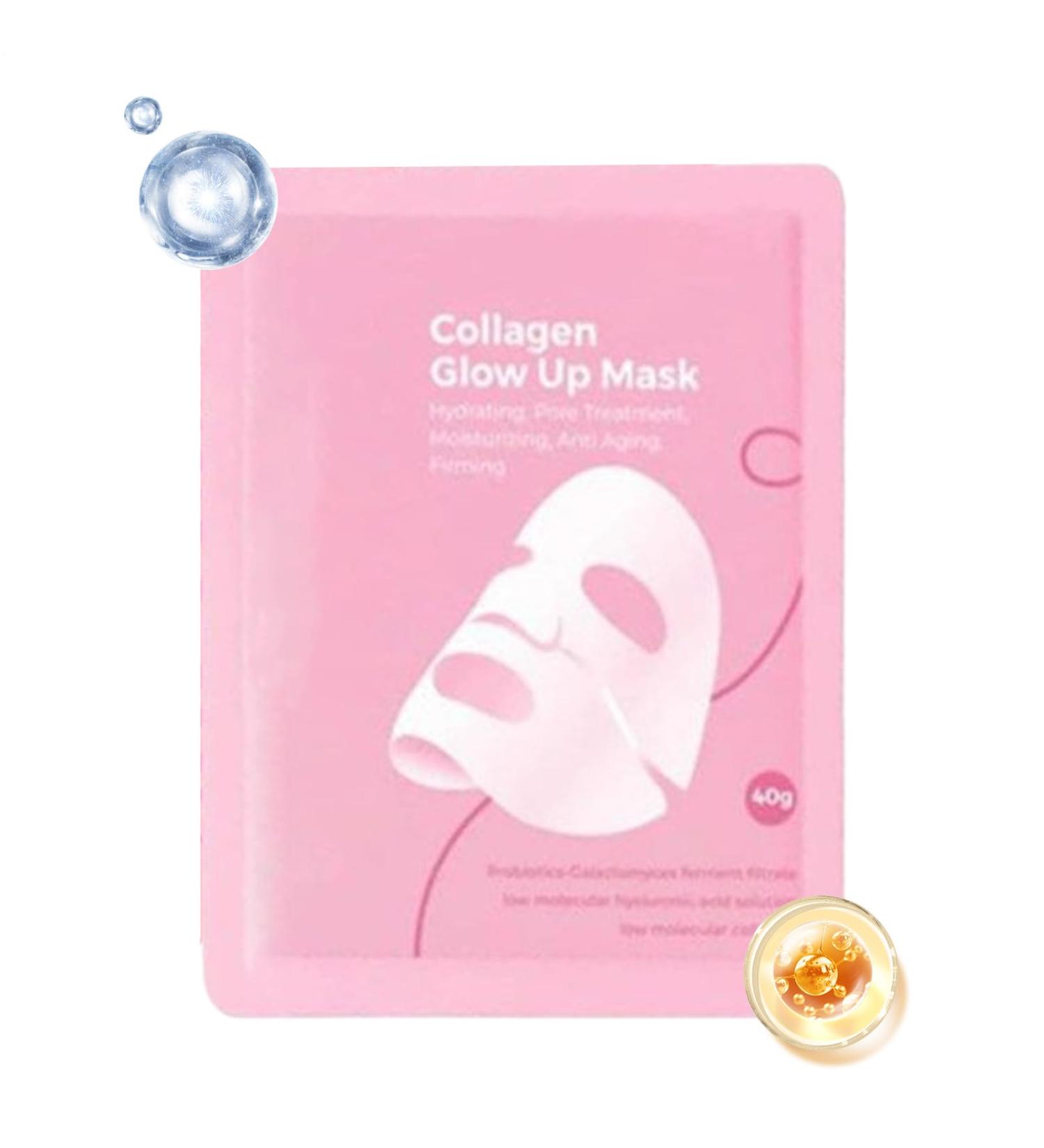 Facial care film Glow Up Facial Care Products 4 Pieces Moisturizing Firming Patches for Sleep Beauty Eye Neck Spa - Buy Online on GoSupps.com