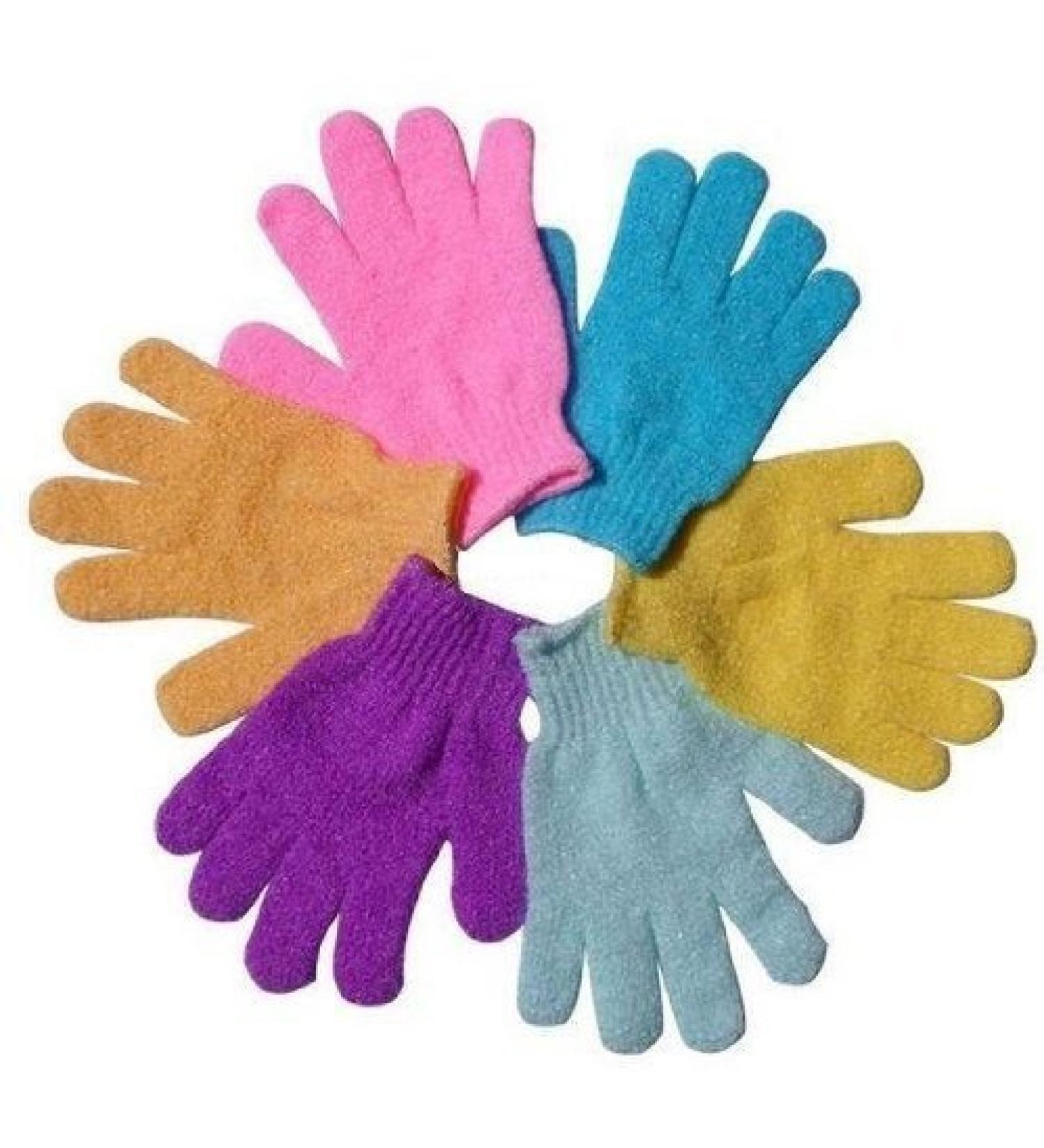 ALINCAS Exfoliating Bath Gloves - Set of 4 Pairs for Smooth Skin - Buy Online on GoSupps.com
