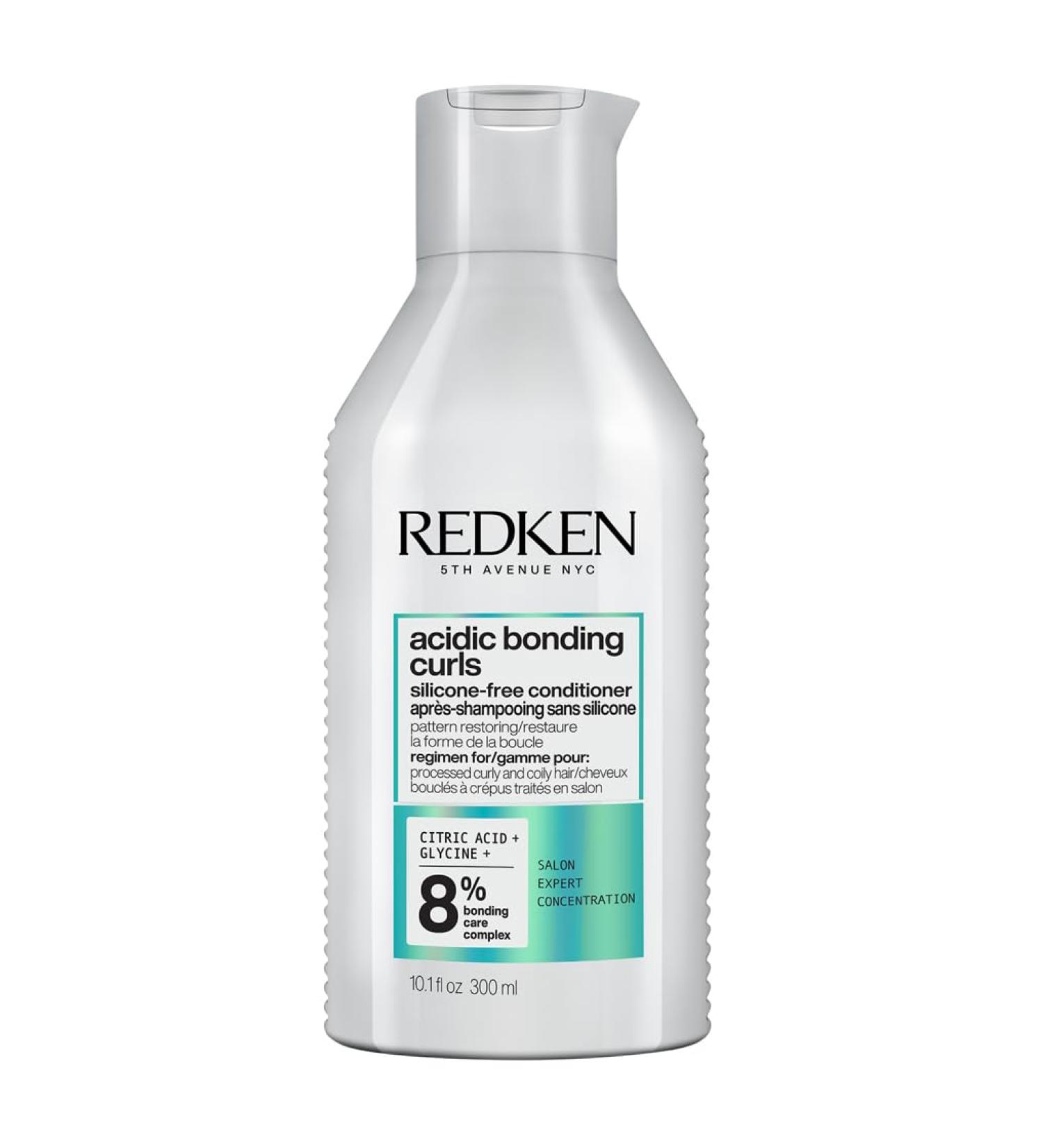 REDKEN Curl Repair Conditioner Restores & Enhances at the Molecular Level With Citric Acid Glycine & Coconut Oil Damaged Curly to Frizzy Hair Acidic Bonding Curls 300ml - Buy Online on GoSupps.com