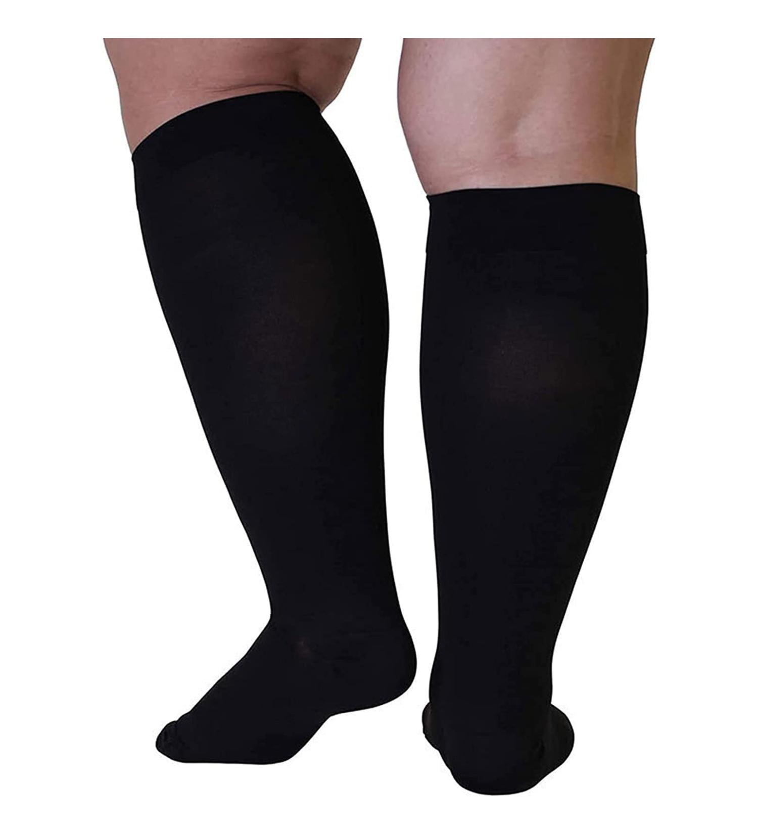 Buy Sxhmsal Large Compression Stockings for Women | Knee Socks for Seniors & Rehabilitation - Black - Buy Online on GoSupps.com