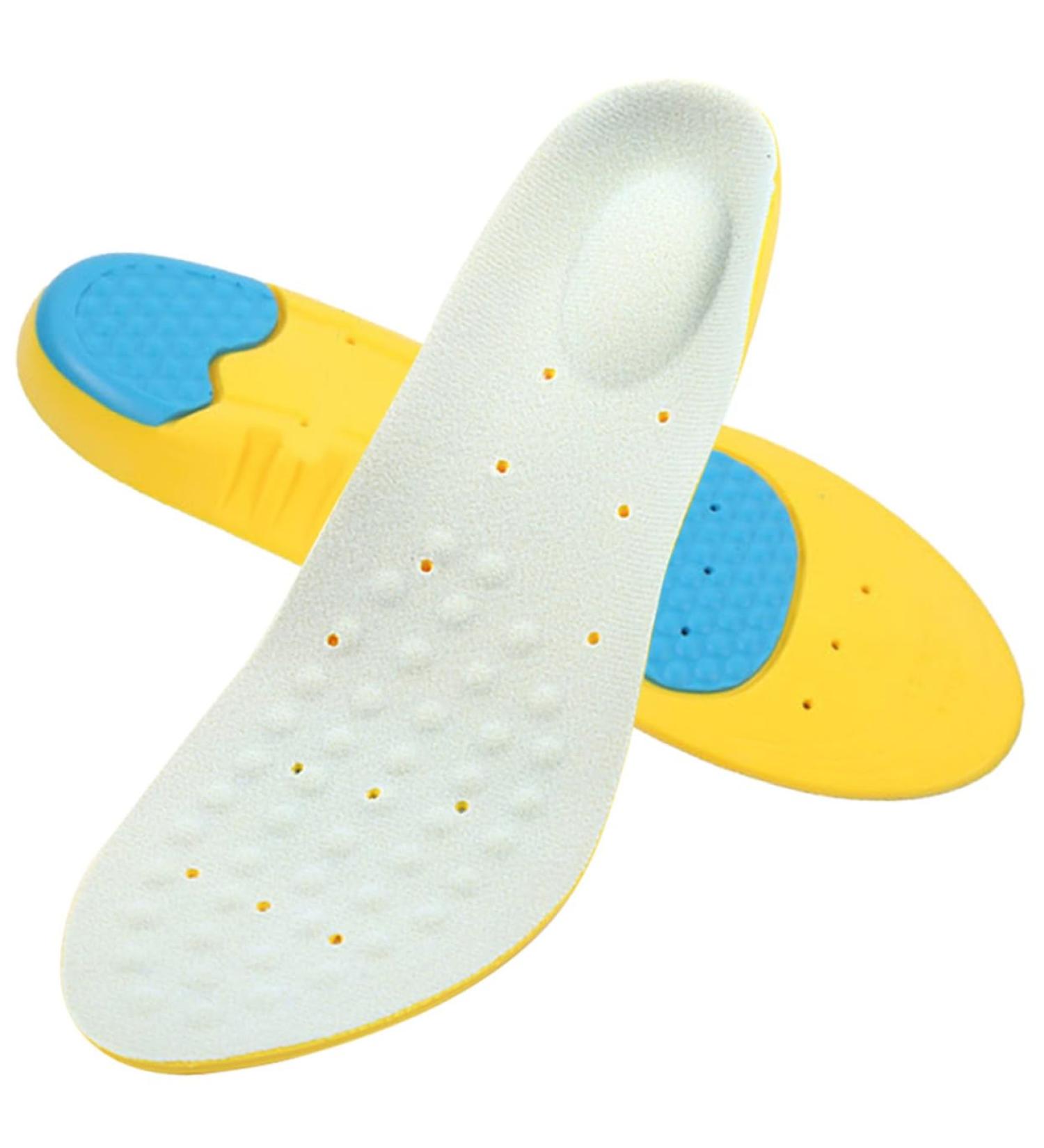 FOMIYES Sports Shoe Insoles for Men & Women - Cushioned Arch Support Foot Alignment & Sweat Absorption - Perfect for Running & Comfort - Buy Online on GoSupps.com