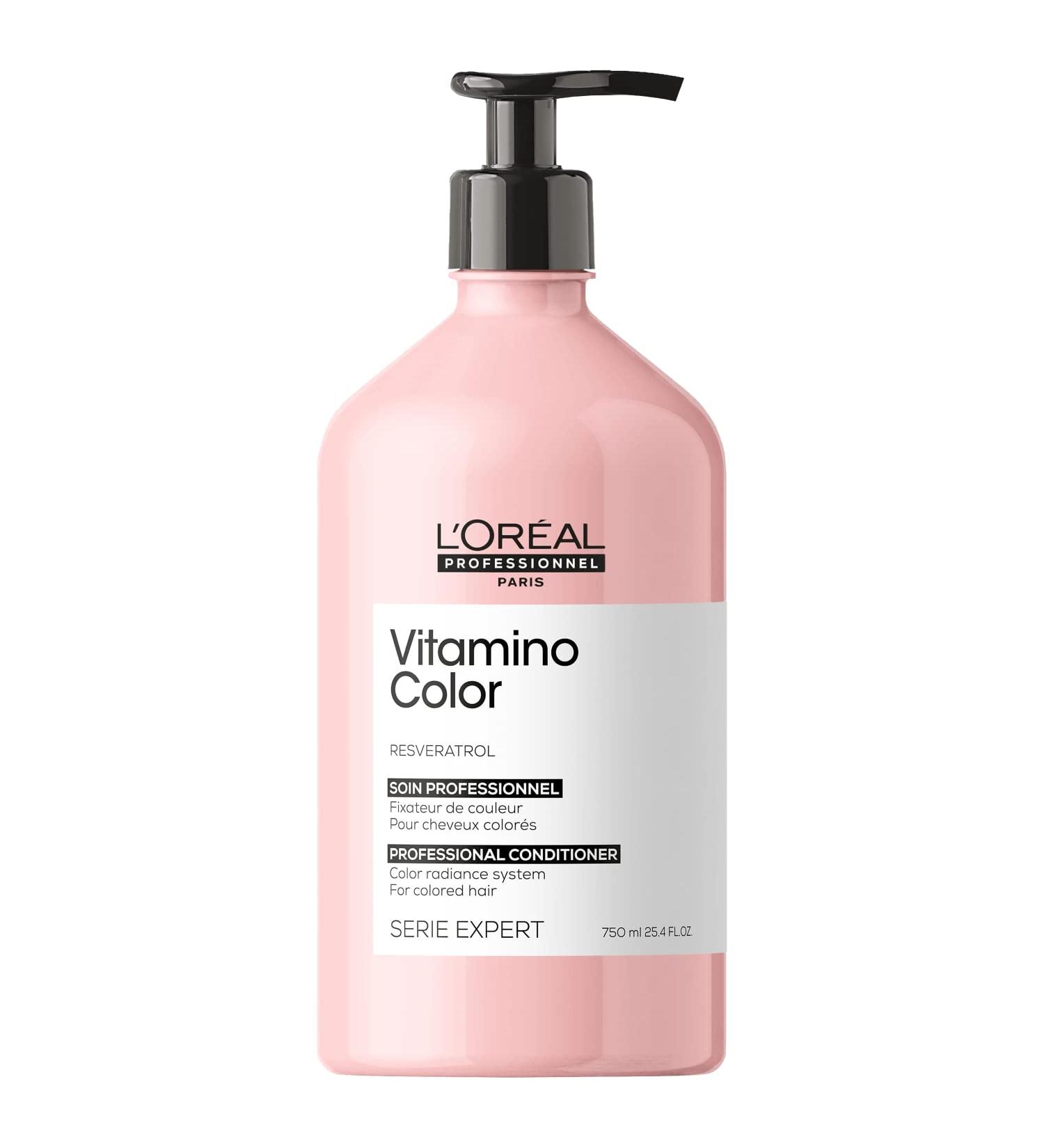 L'Oreal Professionnel Serie Expert Vitamino Color Conditioner 750ml - Pack of 1 - Buy Online on GoSupps.com