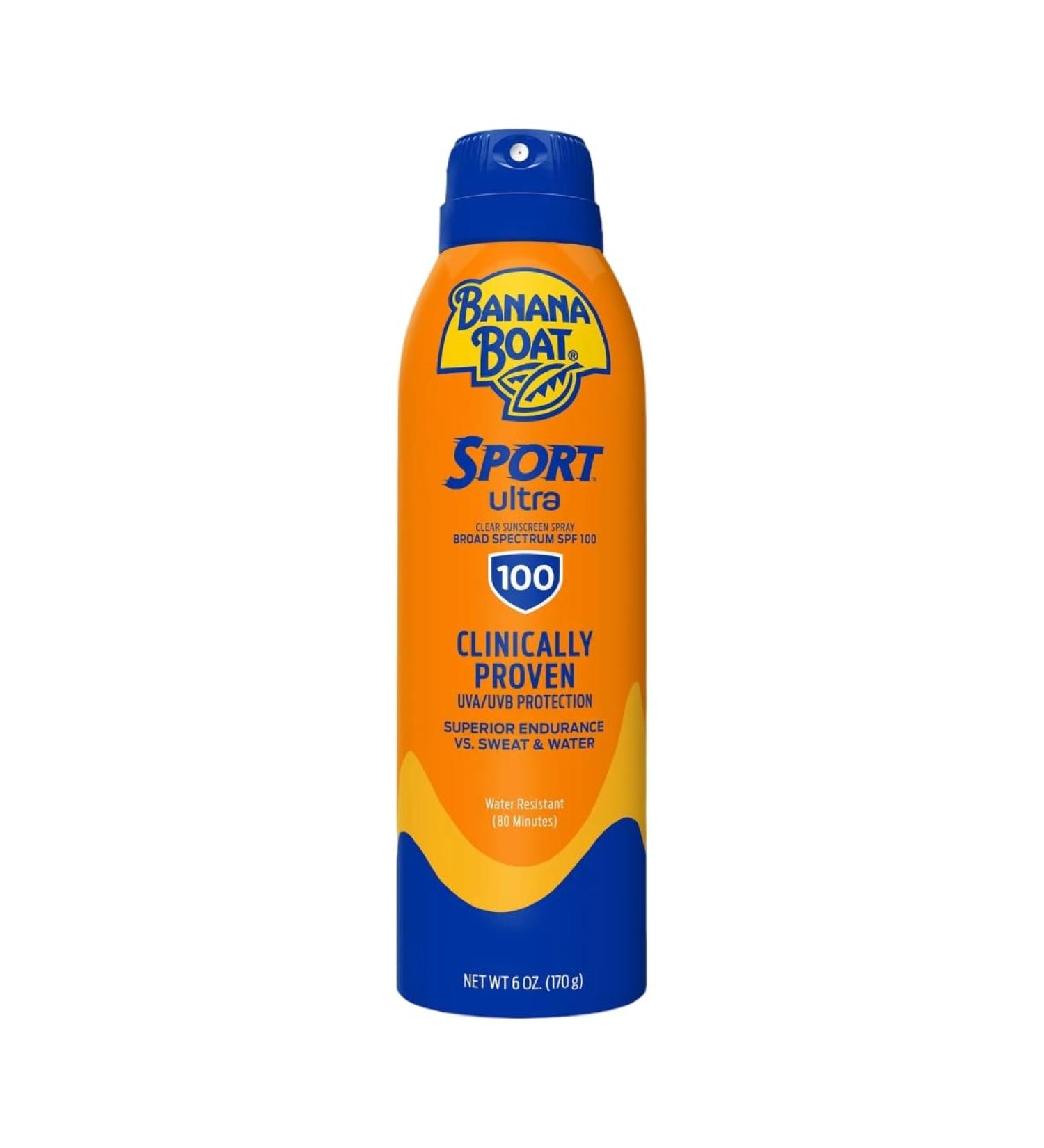 Buy Banana Boat Sport Performance UltraMist Sunscreen Spray SPF 100 - 6 oz | Fast International Shipping - Buy Online on GoSupps.com