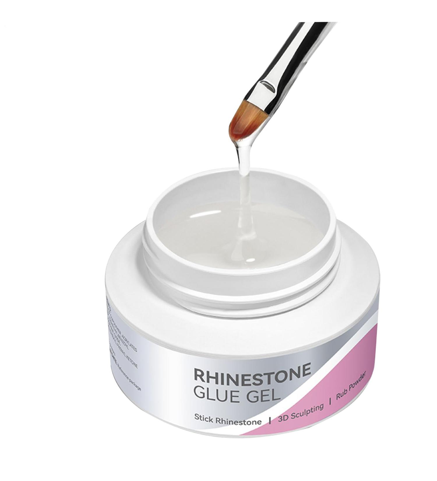 Rhinestone Gel | Strong Press-On Nail Adhesive - 30g Beauty Glue for Rhinestones and Gems | For Sculpting Women Girls Home Indoors Outdoors Holidays Christmas Birthdays Salon Fabric - Buy Online on GoSupps.com