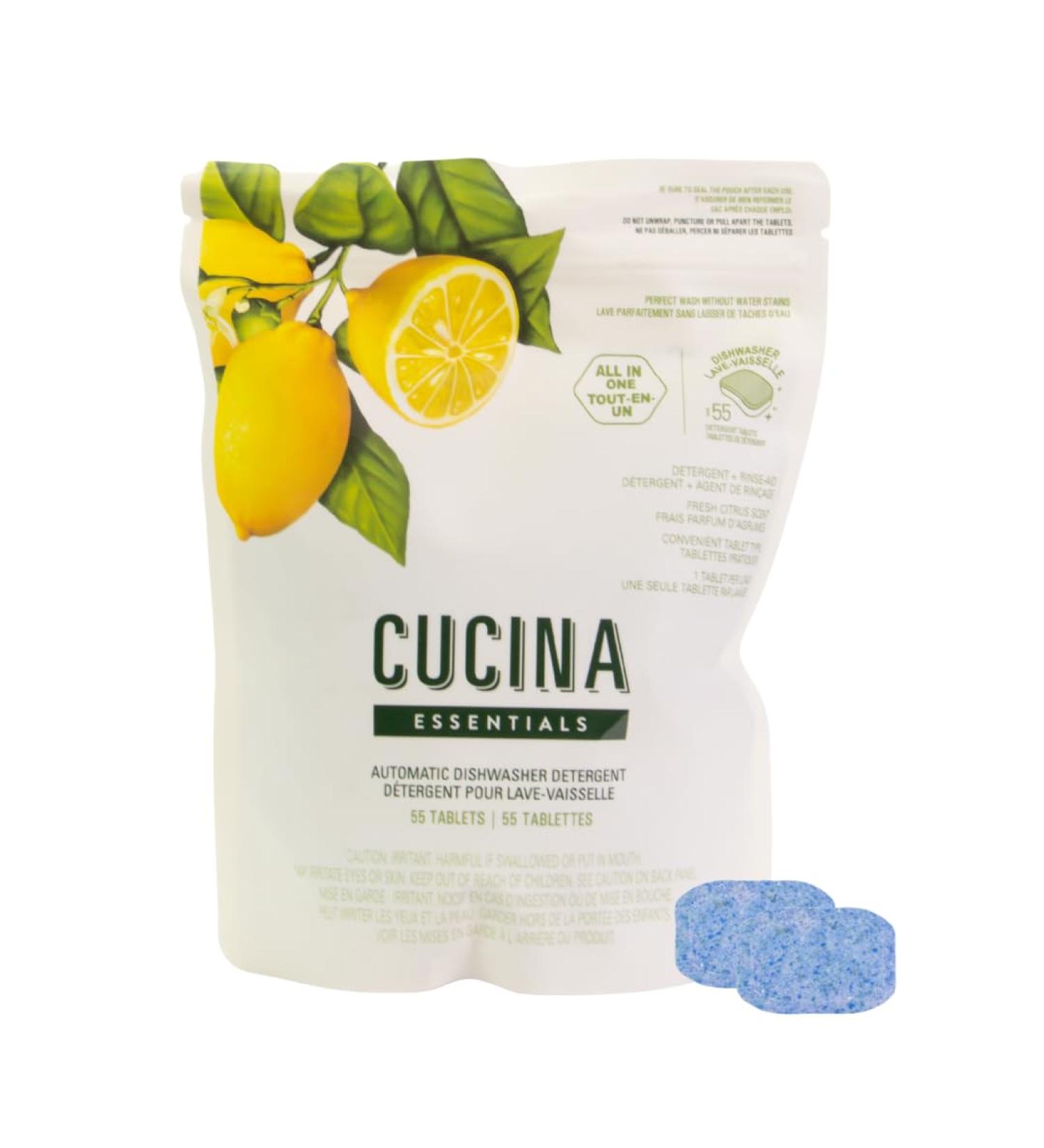 Fruits & Passion Cucina Essentials Automatic Dishwasher Detergent Pods - 55 Tablets - Efficient Cleaning for International Shipping - Buy Online on GoSupps.com
