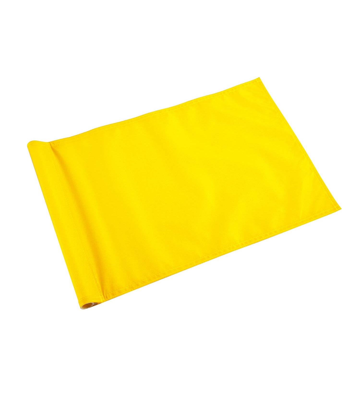 KONDAY 19.7x13.4inch Golf Flag Green | Training Putting Green Flag for Indoor/Outdoor Use | Portable Nylon Golf Target Flag - Yellow - Buy Online on GoSupps.com