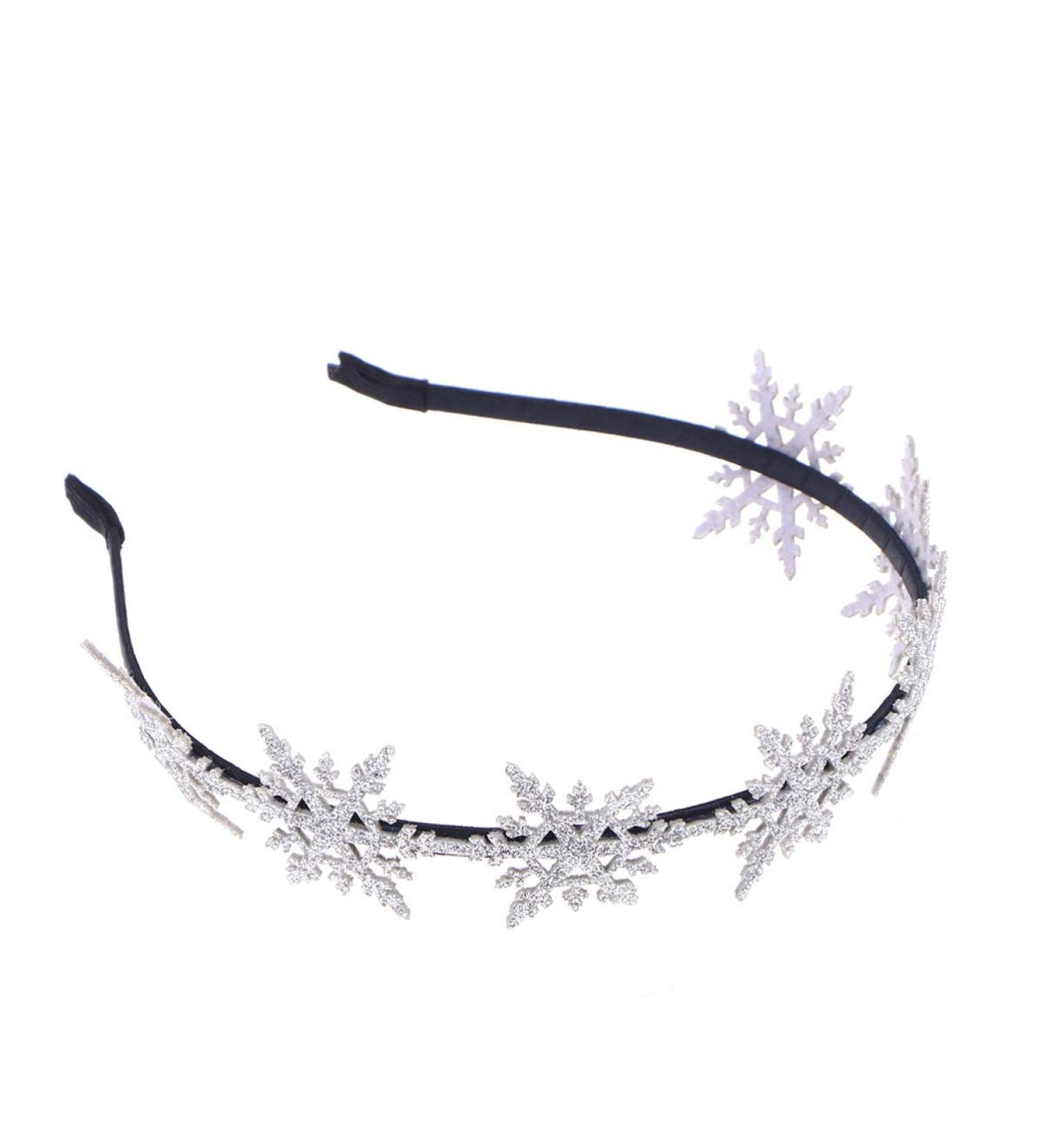 minkissy Snowflake Headband Glitter Christmas Snowflake Hairband Party Hair Hoops for Women Girls Xmas Party Favors Silver M (Y08Z46711TKTW) - Buy Online on GoSupps.com