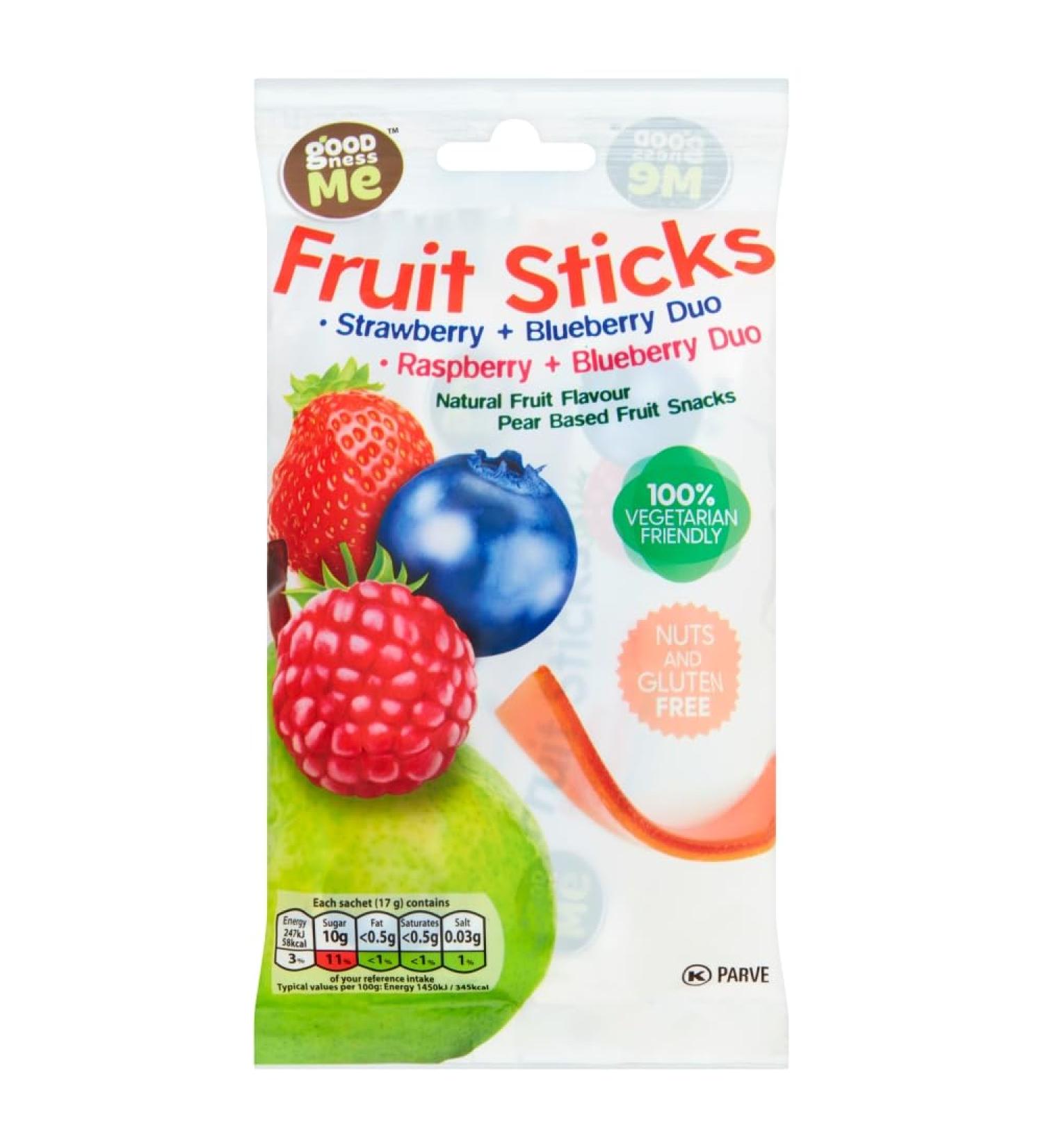 Goodness Me Fruit Sticks 102g - Buy Online on GoSupps.com