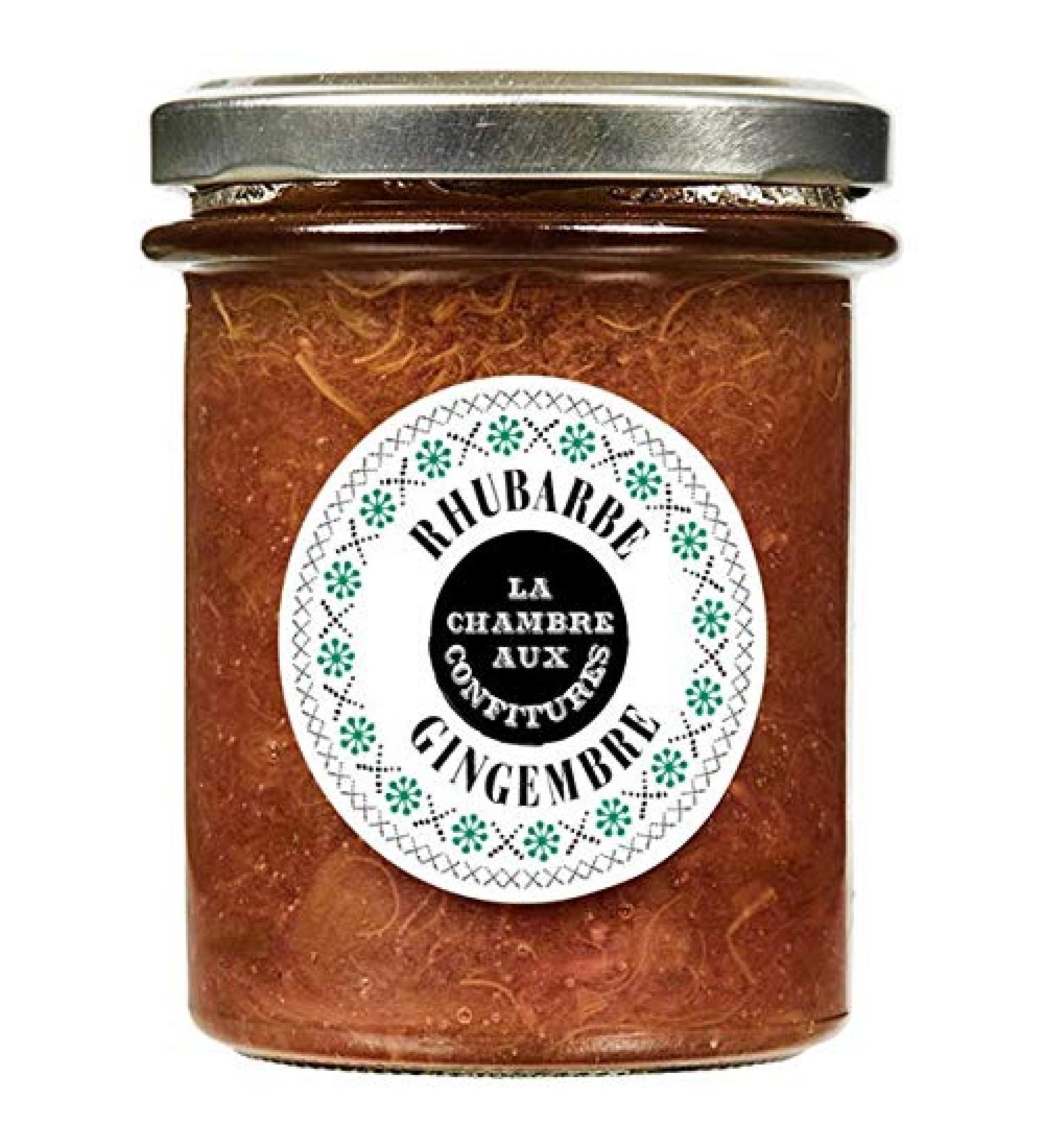 La Chambre aux Confitures rhubarb ginger jam from France 200g