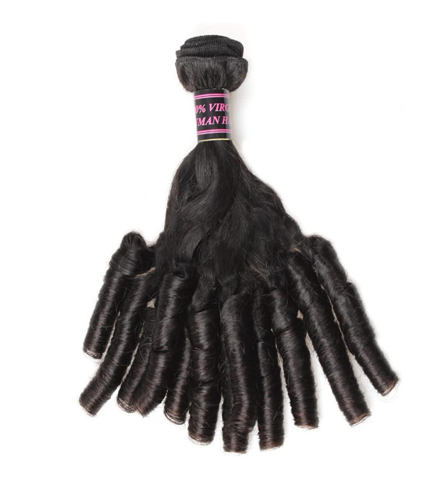 RemeeHi Brazilian Curly Hair Bundles - Natural Black Hair Weft Extensions for Women | 35.6 cm Curly Tressen - Buy Online on GoSupps.com