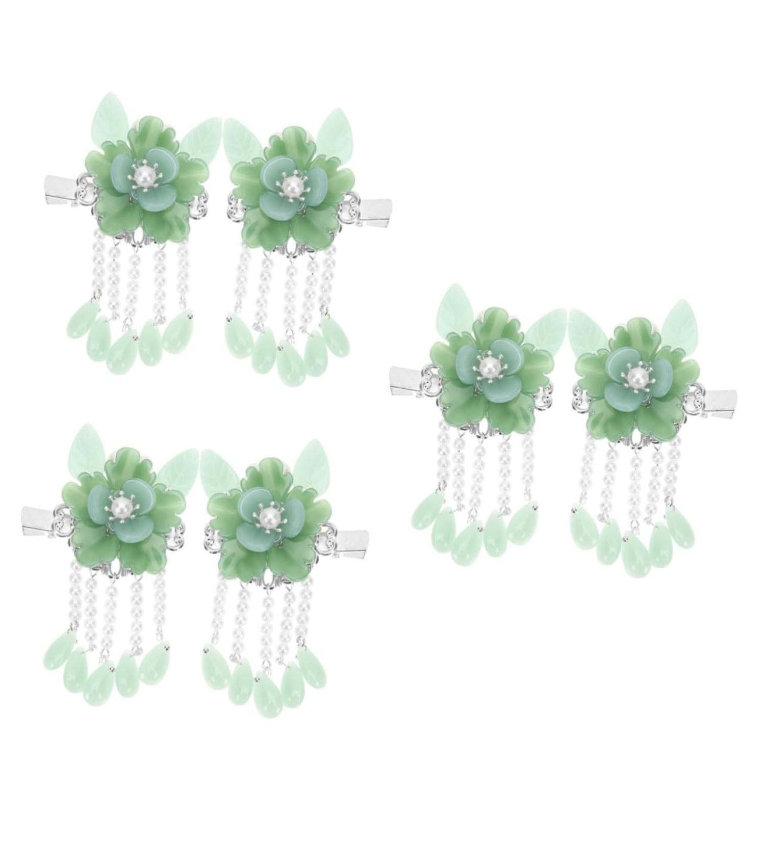Beavorty 3 Pairs Antique pair clip chinese hair clips women hair vintage tassel hairpin kimono hair barrettes hair accessories hair jewelry Japanese-style clip Glass Miss - Buy Online on GoSupps.com