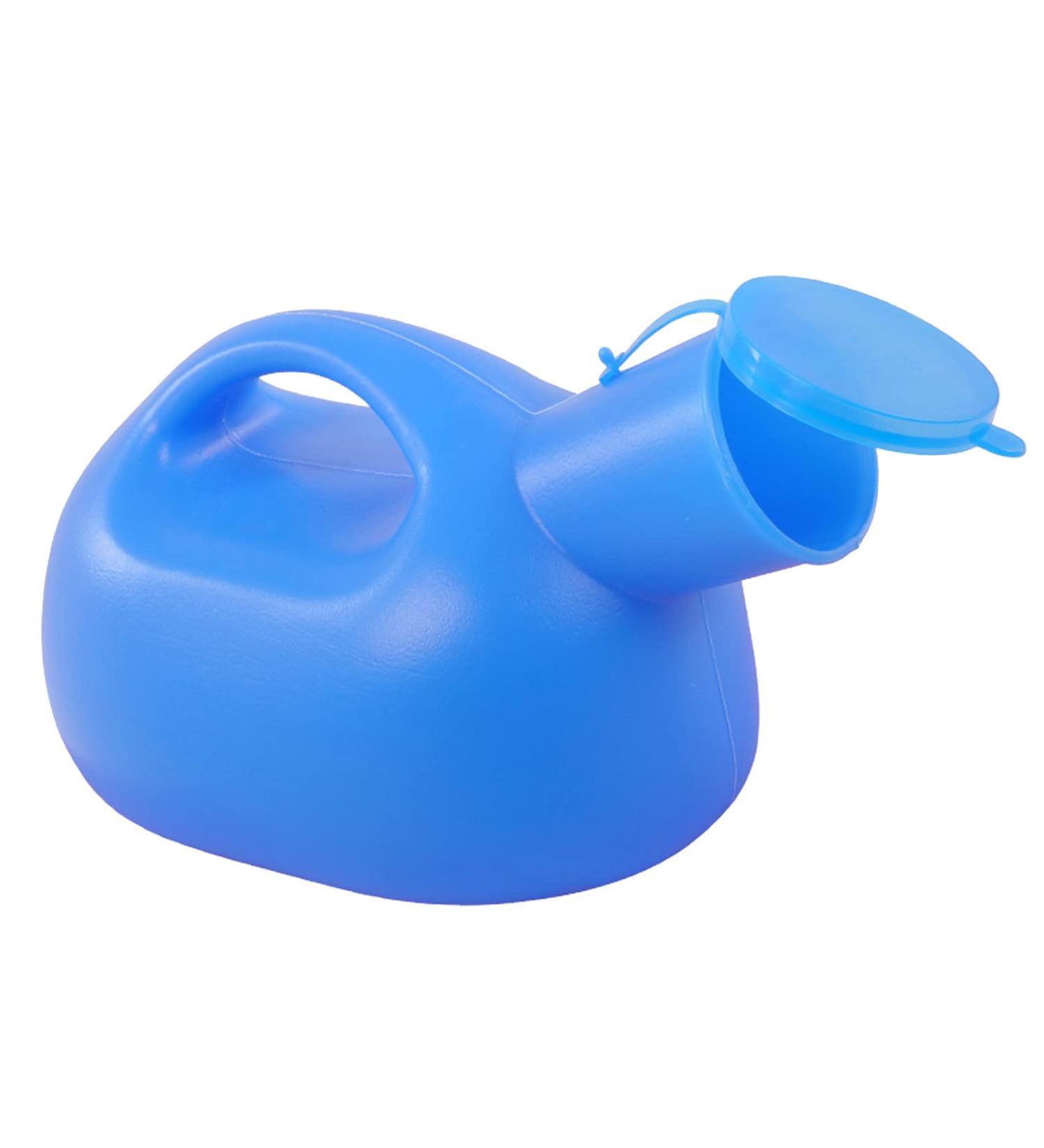 Male Urinal Bottle 2000ML Male Urinal with Cover can Be Reused Portable Mens Potty Pee Bottle Collector Travel Toilet - Buy Online on GoSupps.com