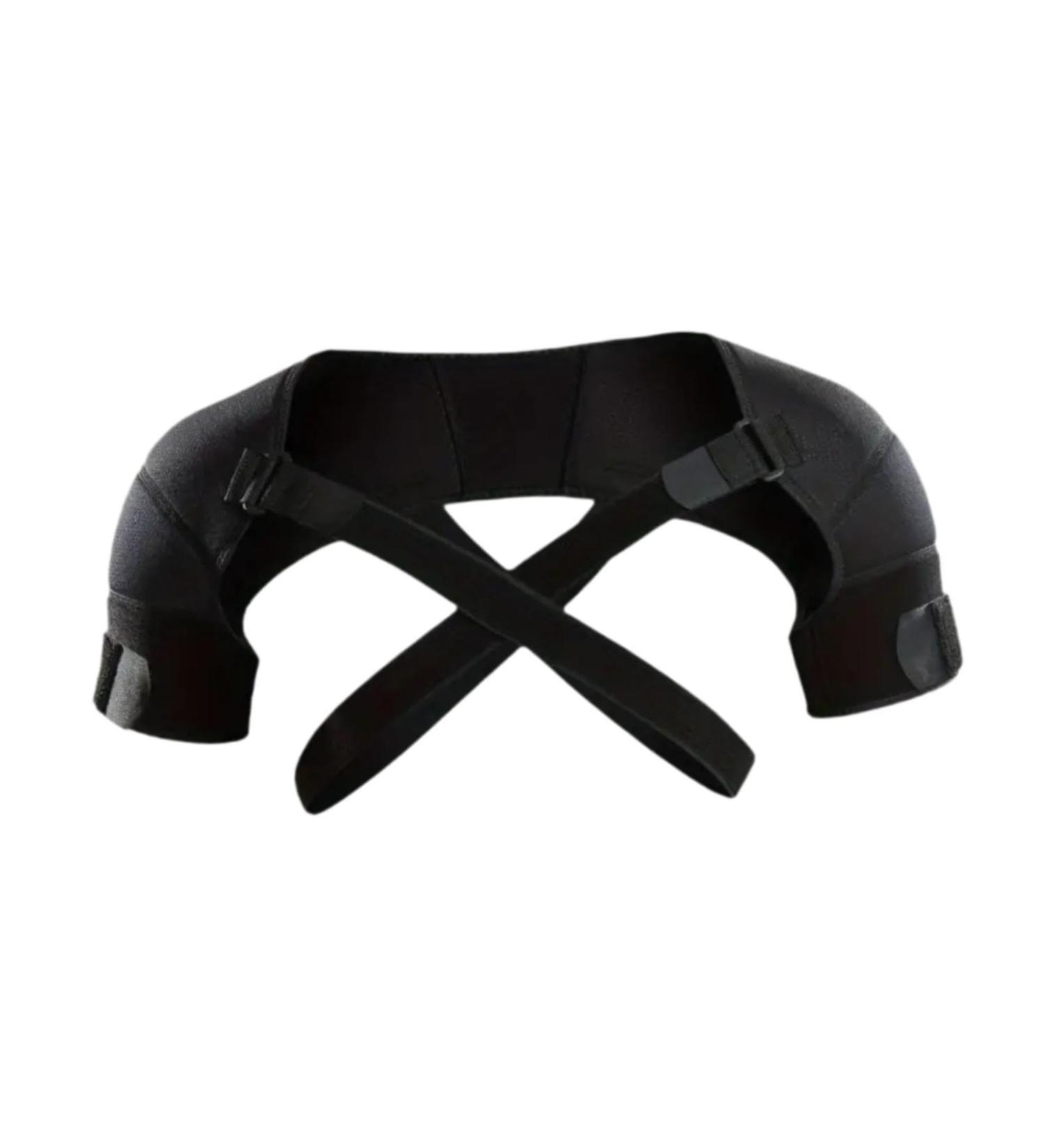 harayaa Shoulder Wrap Protector Shoulder Support Adjustable Shoulder Stability Brace Double Shoulder Brace for Basketball Climbing - Buy Online on GoSupps.com