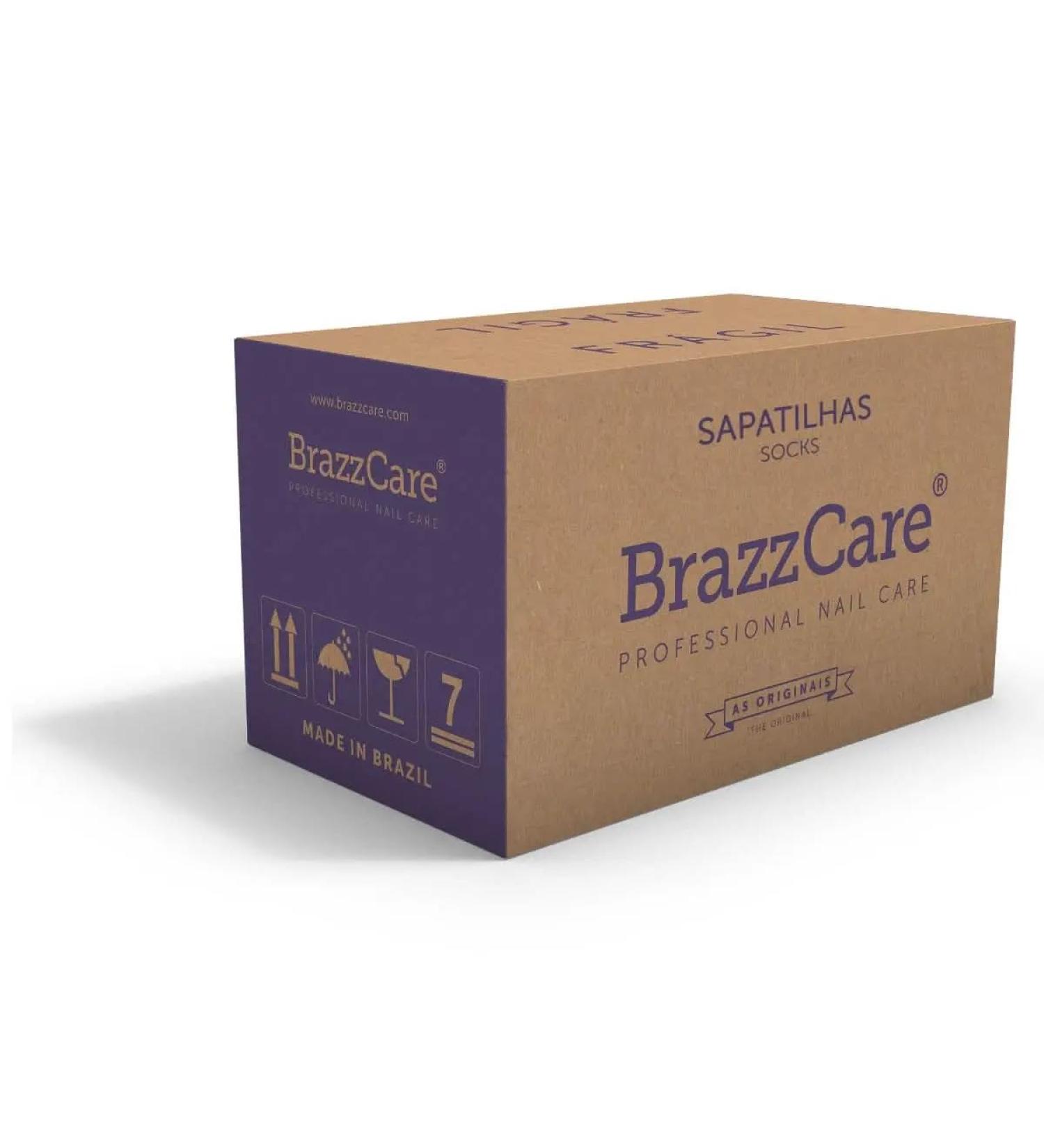 OCIBEL Box 90 bags of BrazzCare BalbCare Socks Brazilian pedicure sock including 1 file and stick for manicure artificial nails and nail art - Buy Online on GoSupps.com
