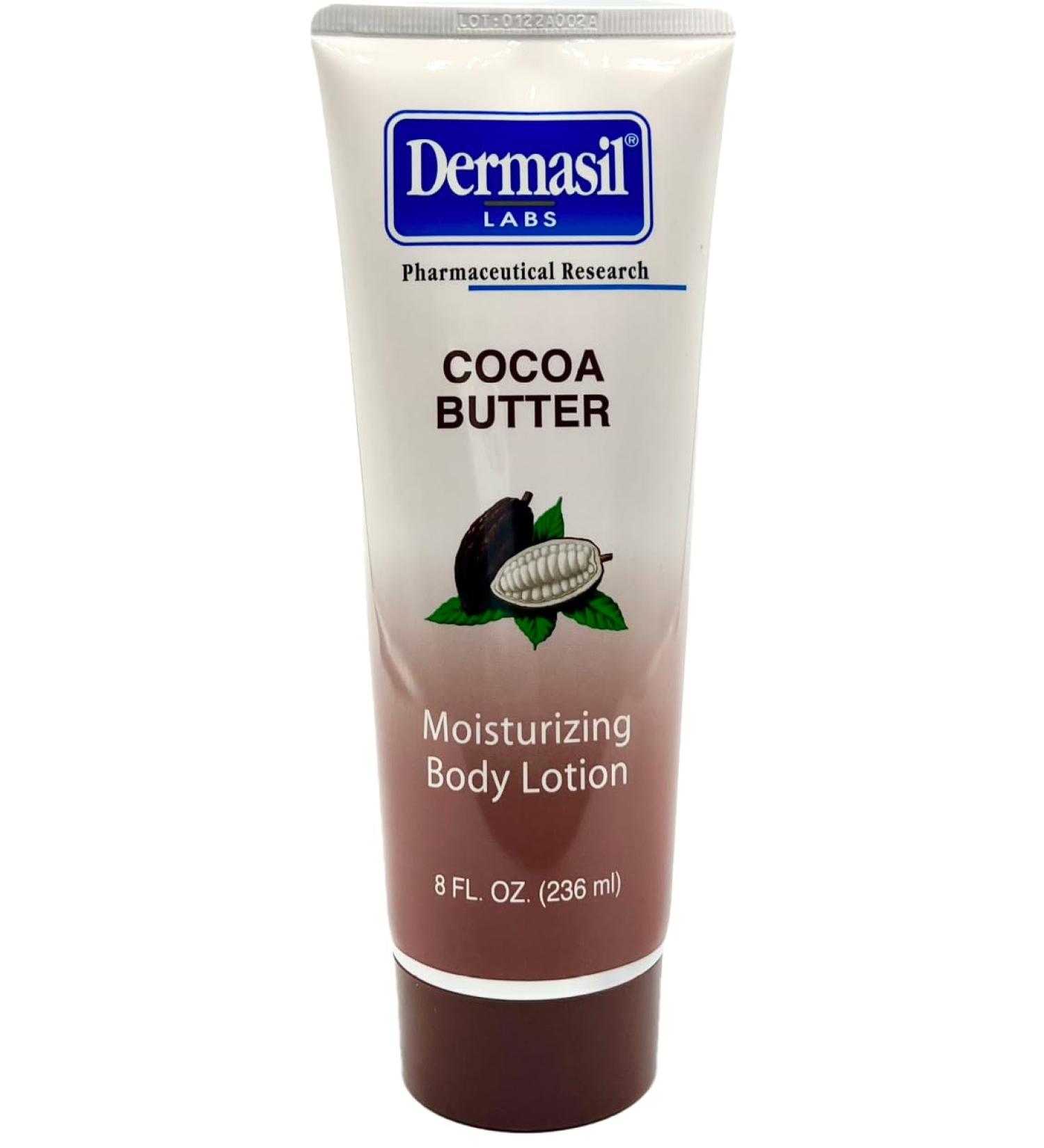Cocoa Butter Dermasil Labs Body Lotion Dry Skin Treatment Hypo-Allergenic