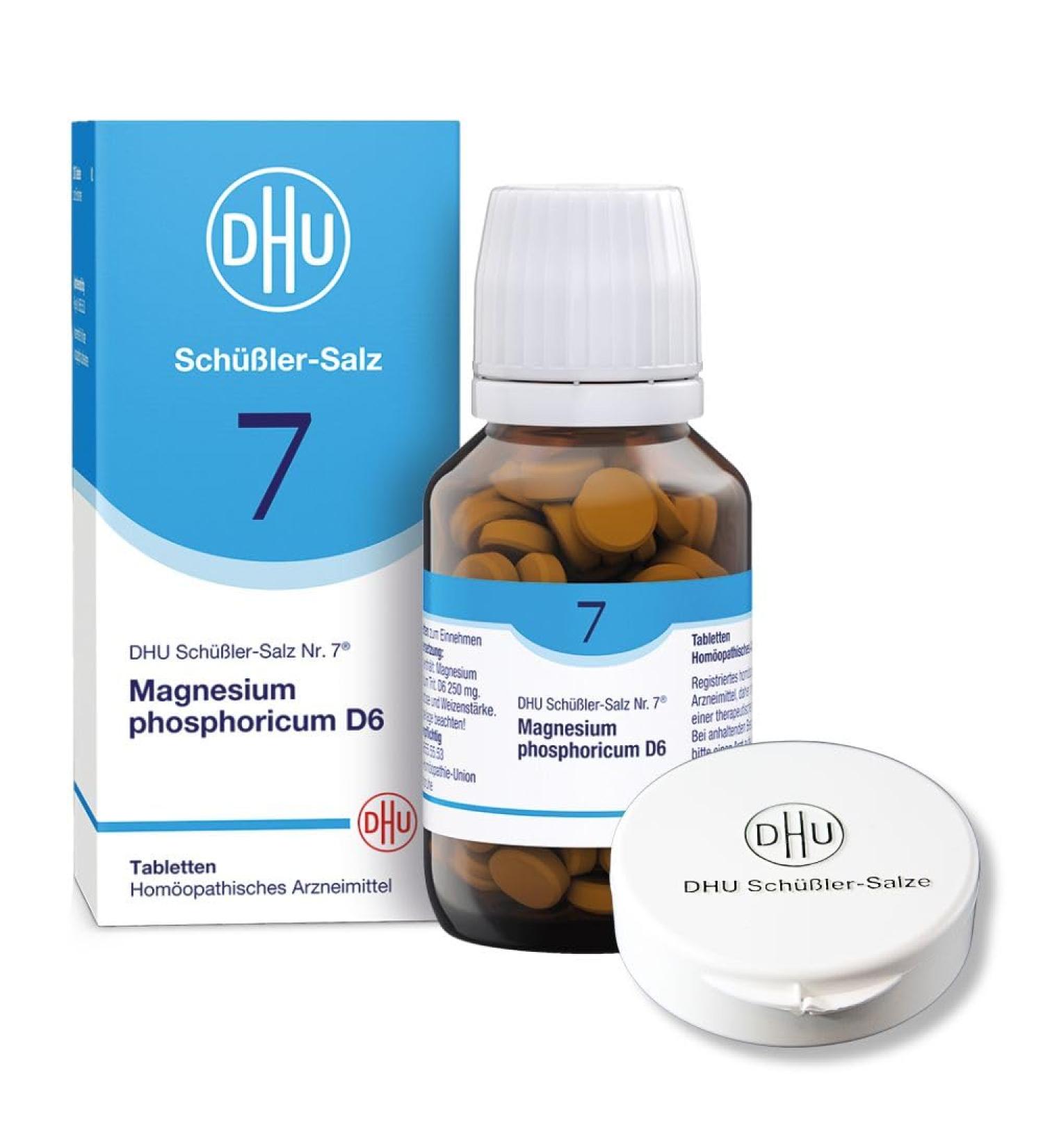 Buy DHU Sch ßler-Salt No. 7 Magnesium Phosphoricum D6 - Muscle & Nerve Support - 200 Eco-Friendly Tablets in Pharmaceutical Glass - Buy Online on GoSupps.com