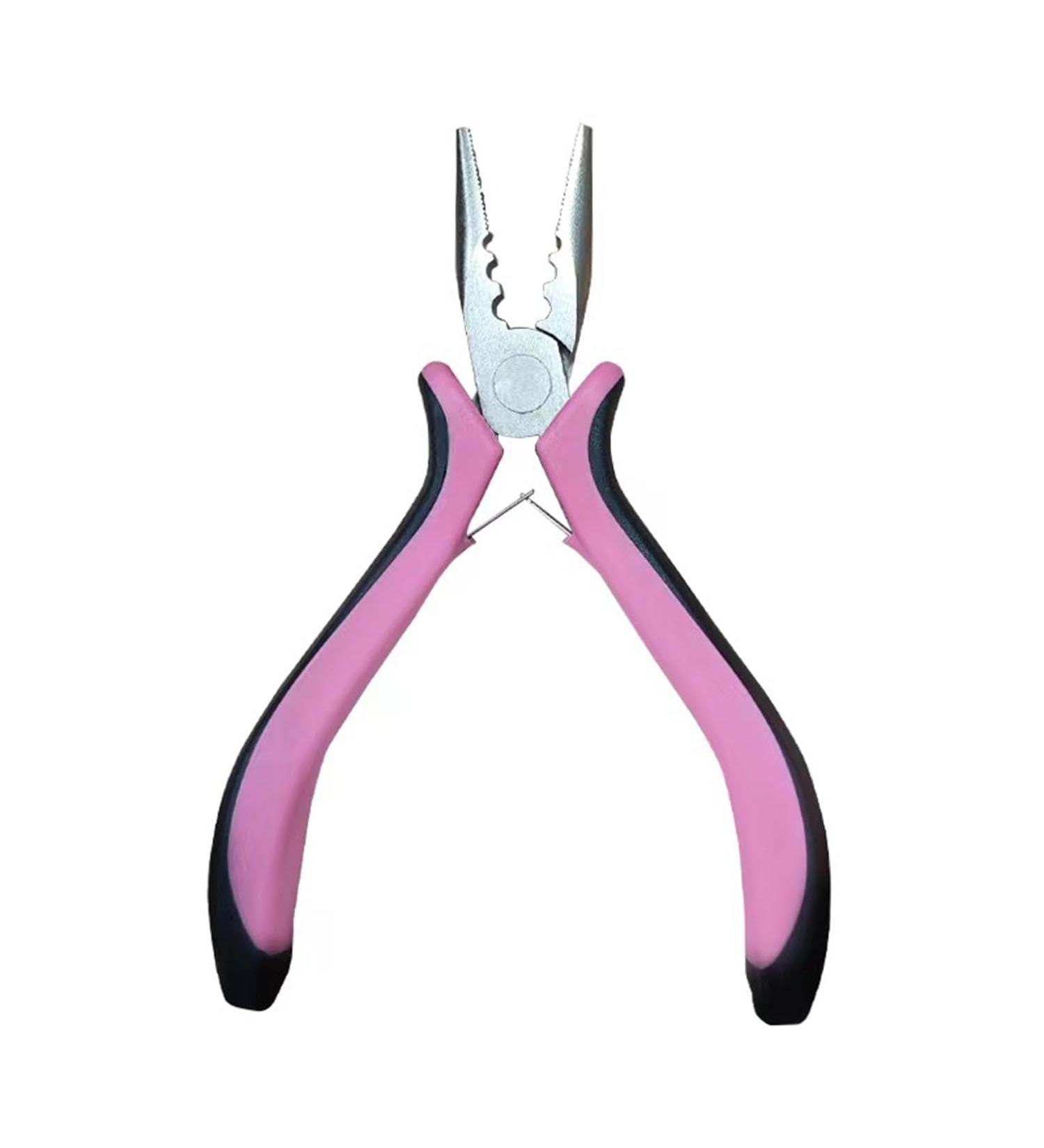 JNAWA Mini Hair Extension Pliers Extension Loops Anti Slip Handles Hair Extension Pliers Professional Hair Extensions Tool for Females Hair - Buy Online on GoSupps.com