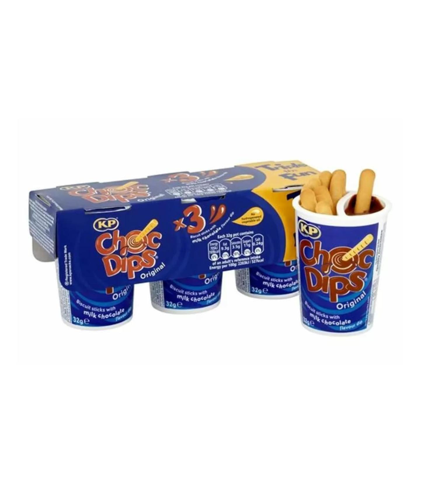 Ellies Jellies KP Choc Dips Original 84g 3 Pack x7