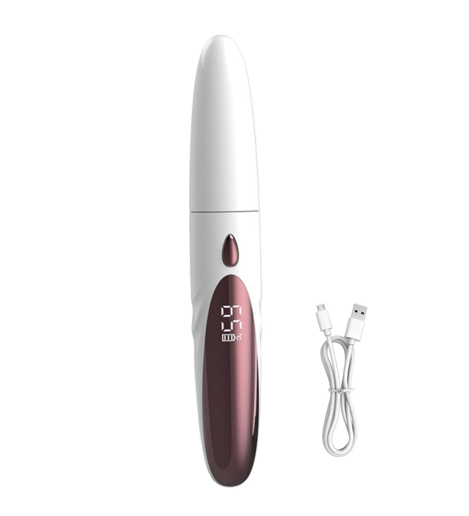 Buy Heated Eyelash Curler - 4 Temp Settings Anti-Scalding Rechargeable with LED Display - Perfect Gift for Girls & Women - Buy Online on GoSupps.com