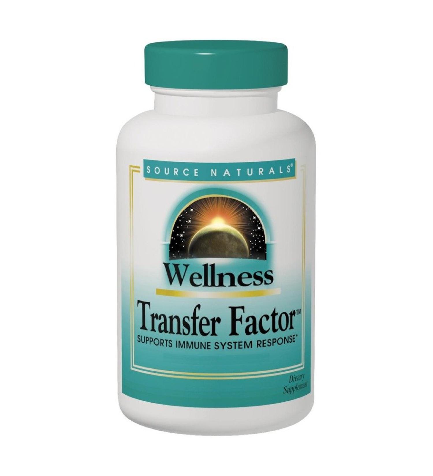 Source Naturals Wellness Transfer Factor 125 mg 60 Vegi Capsules