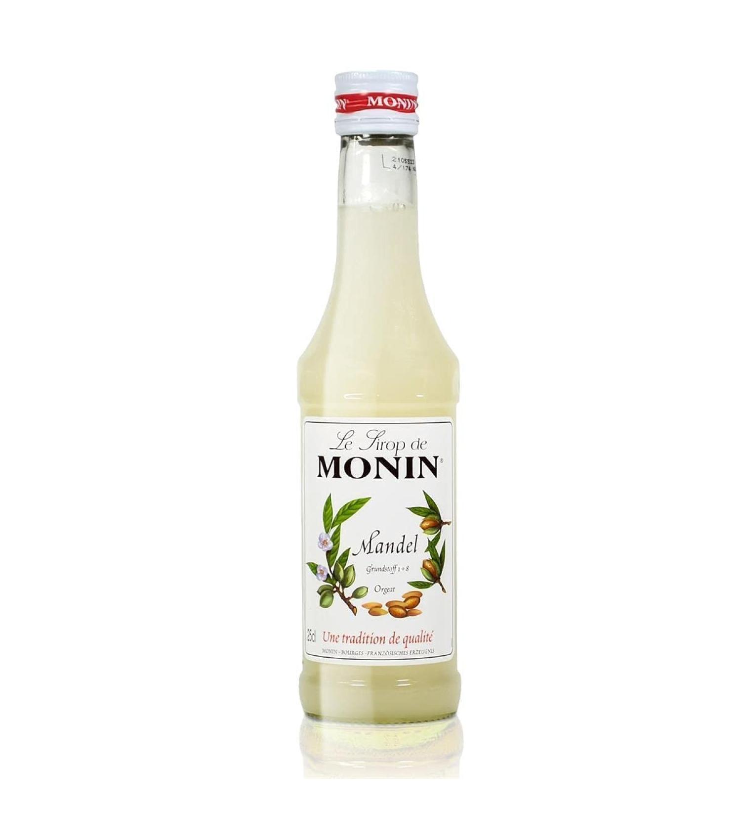 Monin Almond Syrup 250ml - Premium Quality Syrup for Drinks and Desserts - Buy Online on GoSupps.com