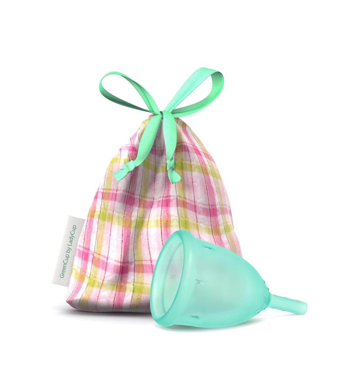 LadyCup Menstrual Cup - Eco-Friendly Green Size S (Small) - Comfortable & Reusable - Buy Online on GoSupps.com