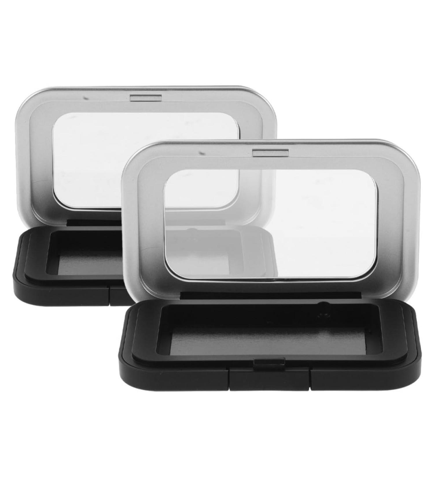 Lot de 2 Palettes de Maquillage Magn tiques Noires Miroir Bo tes Vides pour Fards Paupi res et Blush Format Compact Portable Voyage Palette de Maquillage D pot e - Buy Online on GoSupps.com