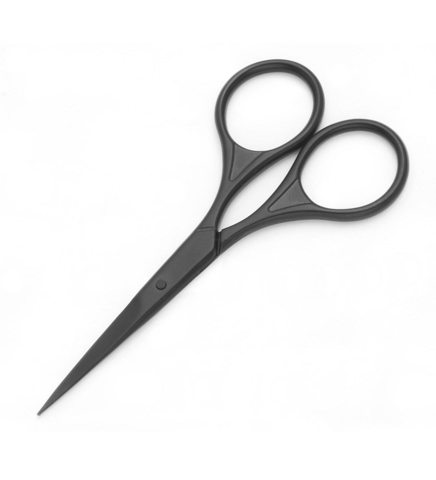 Multicolor Small Nose Scissors - Stainless Steel Mini Beauty Scissors for Grooming Eyebrows Nose Mustache & Beard - Buy Online on GoSupps.com