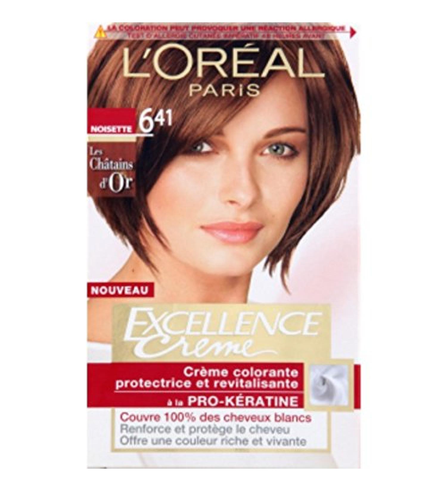 L'Oreal Paris L'Or al Paris Excellence Cream 6.41 Hazelnut - The box