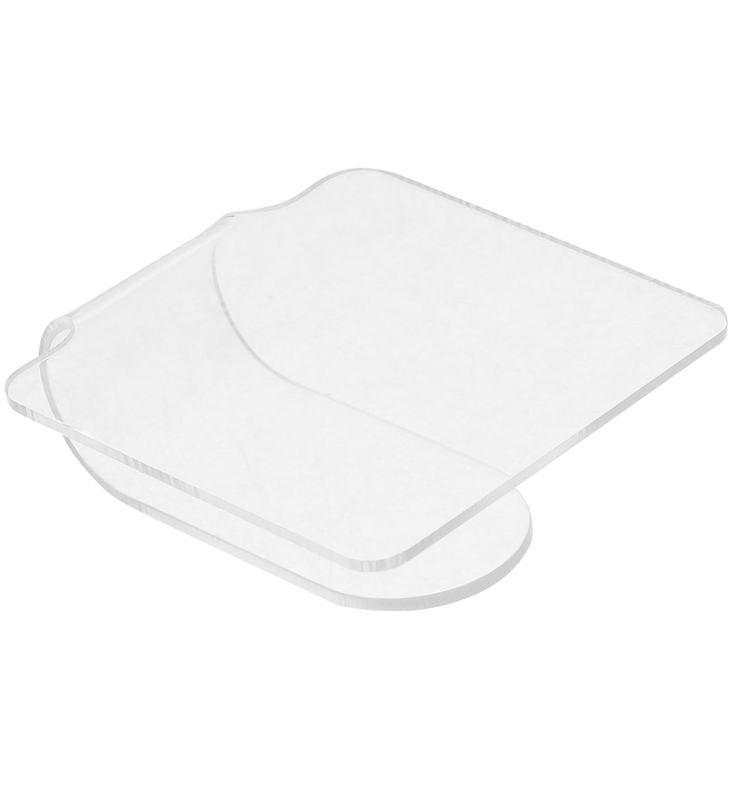 Palette de M lange Transparent Acrylique pour Maquillage et Manucure Plateau Mixte Ergonomique pour Fond de Teint Vernis et Outil Pratique pour Nail Art et Personnalisation - Buy Online on GoSupps.com