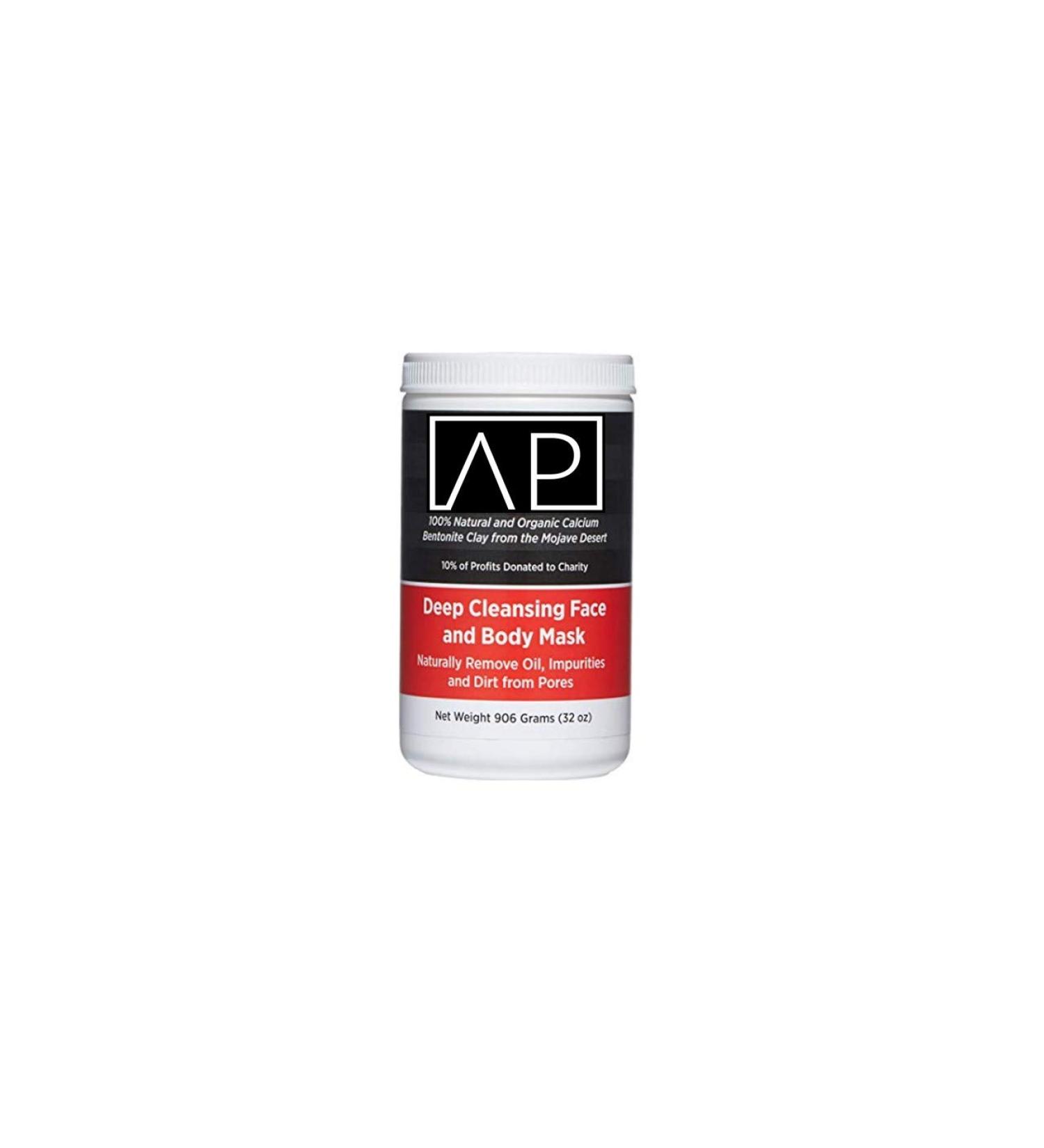Aztec Premium Indian Healing Clay 2 lb - Deep Pore Cleansing Face & Body Mask - 100% Natural Organic Calcium Bentonite Clay - Sterilized without Chemicals - 32 Ounce Pack - Buy Online on GoSupps.com