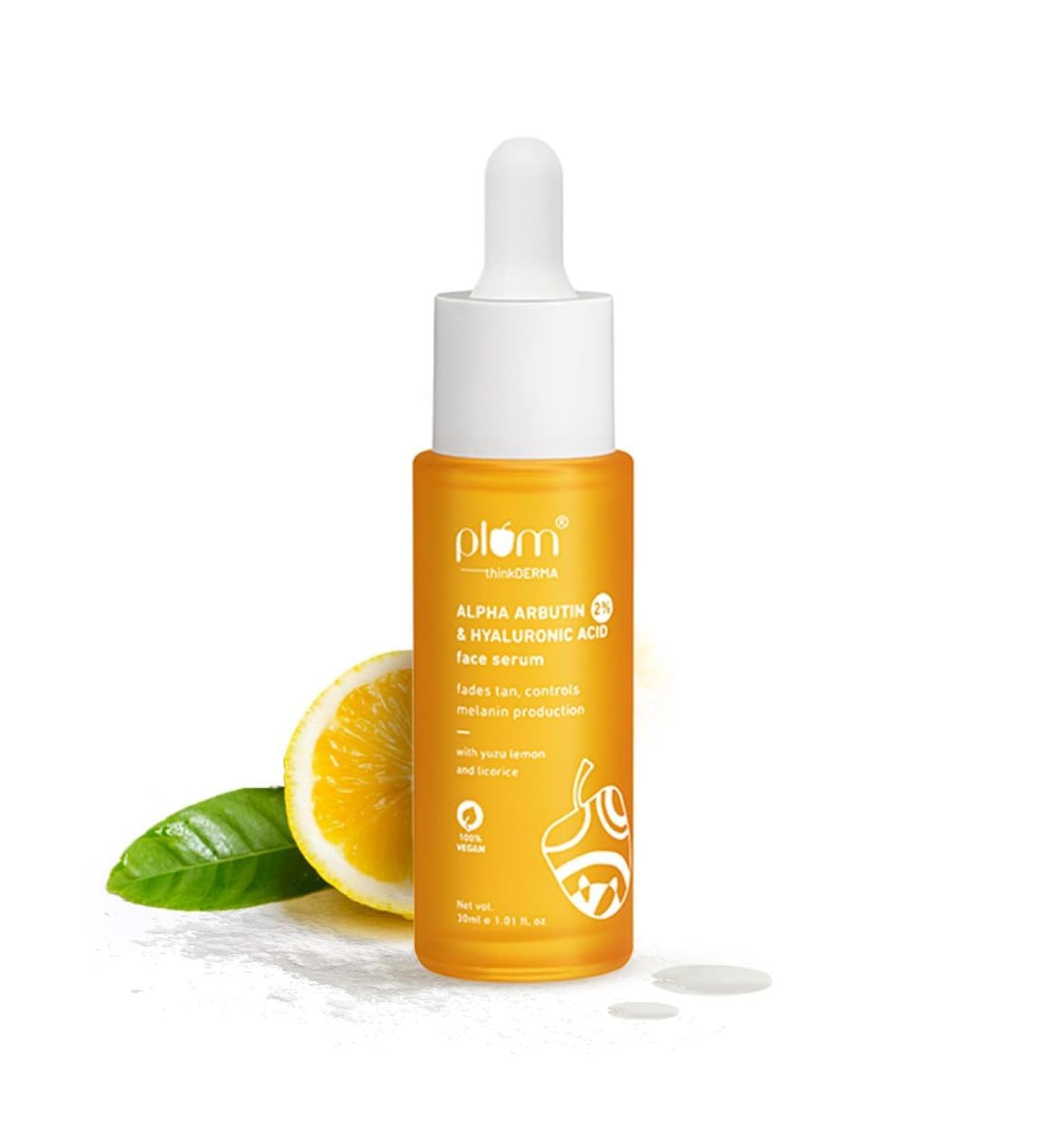 The-P'lum Alpha Arbutin & Hyaluronic Acid Face Serum 2% Fragrance-Free 30 ml - Buy Online on GoSupps.com