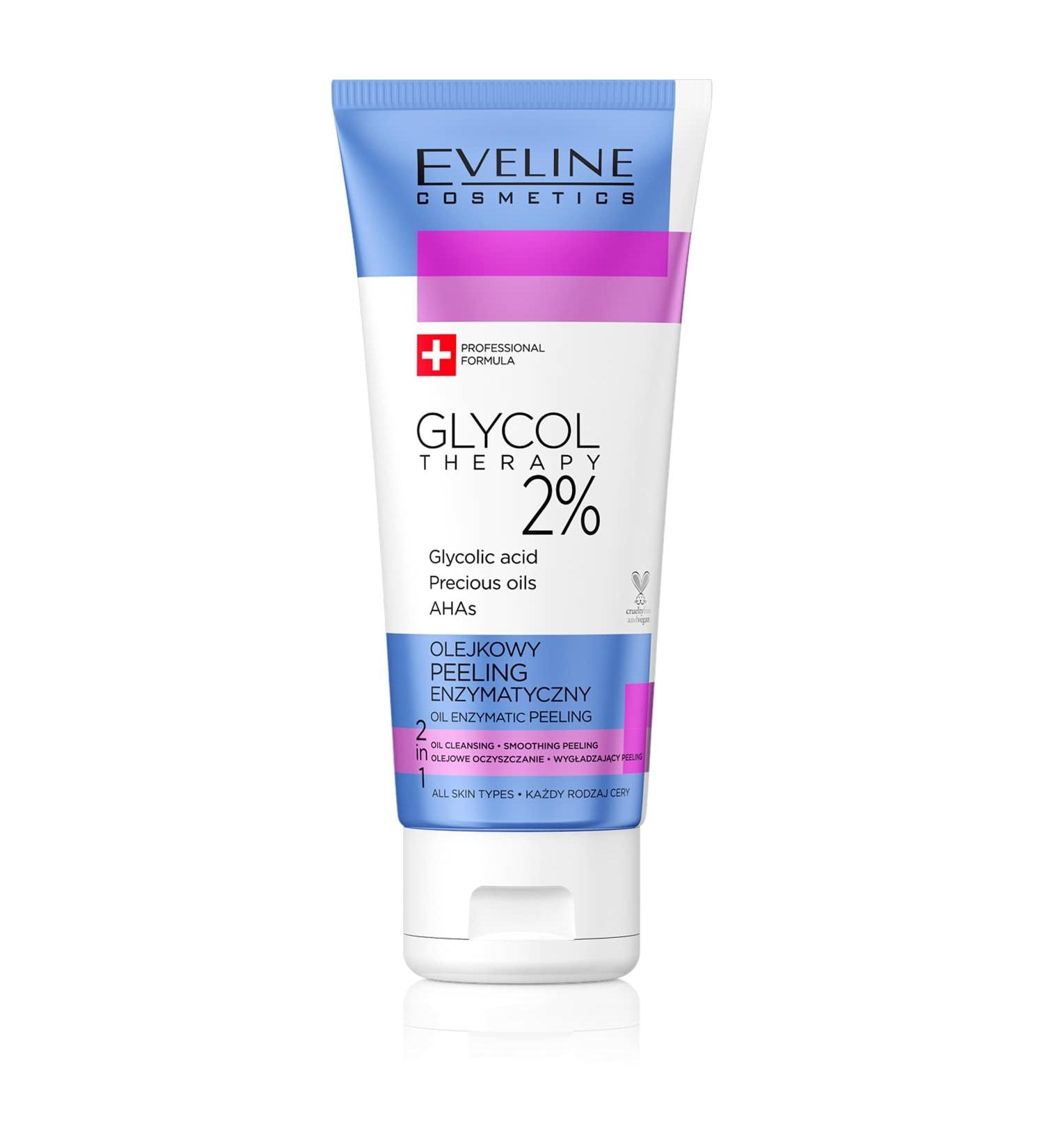 Eveline Glycol Therapy 2% Oil Enzymatic Exfoliating 100 ml - Buy Online on GoSupps.com