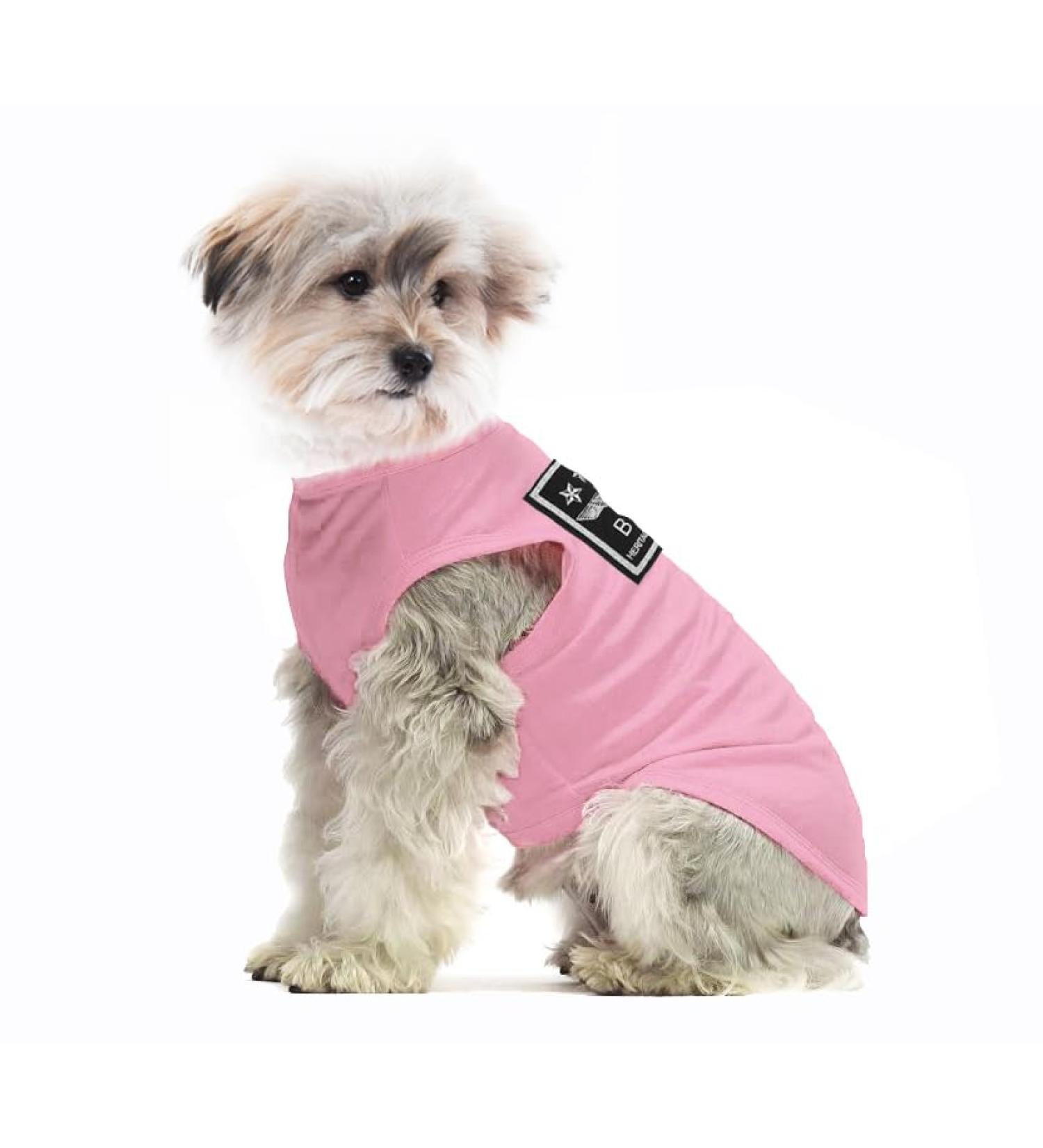 Shop Dog Clothing for Small Dogs | Breathable Cotton T-Shirts & Costumes | XXL Pink Dog Sunscreen Shirts - Buy Online on GoSupps.com