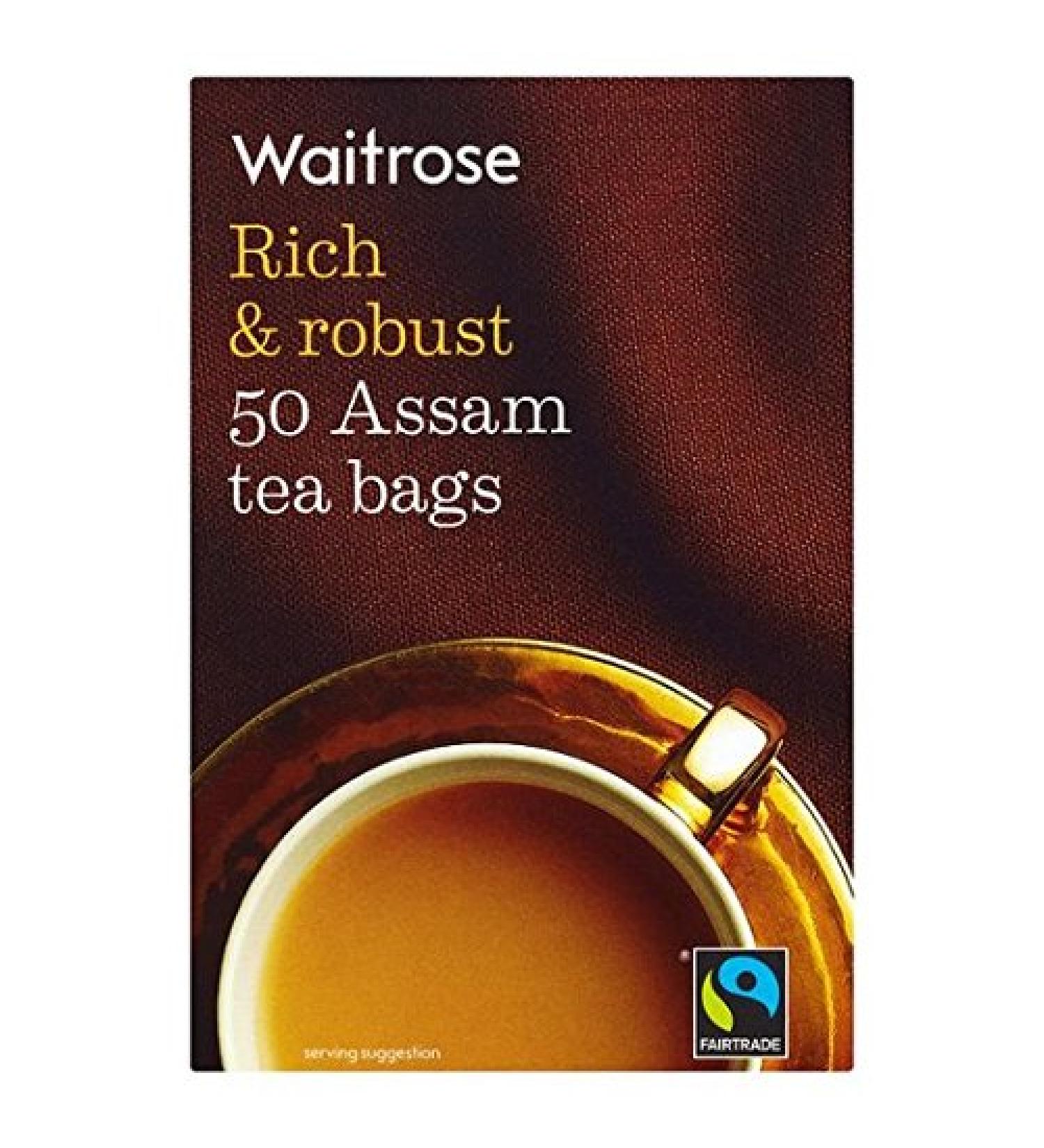 WAITROSE Waitrose Assam Tea Bags 50 Pack