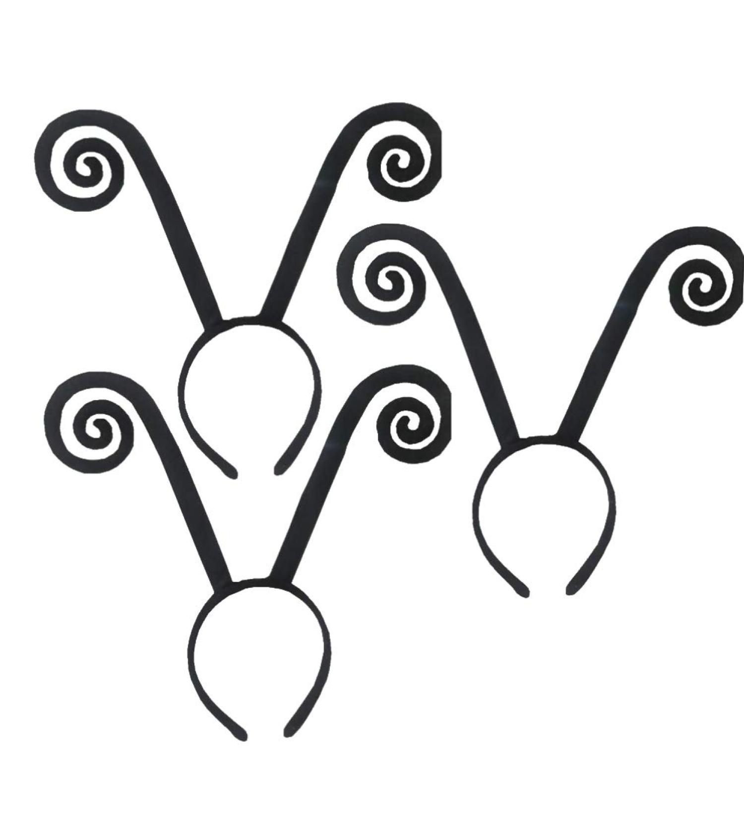 Lurrose 3pcs Black Velvet Ant Antenna Headband - Perfect Costume Accessory for Halloween & Festivals | International Shipping Available - Buy Online on GoSupps.com