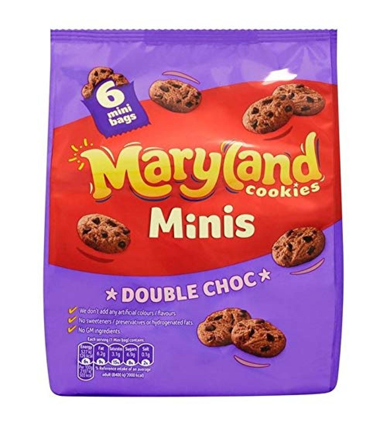 Maryland 2 x Maryland Mini Biscuits Double Multipack 6 x Shock 25G