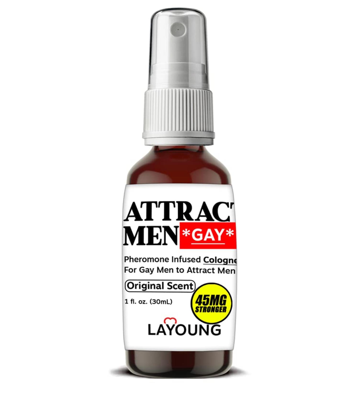 Gay LAYOUNG Attract Men Pheromone Infused Cologne Stronger For Men Formula
