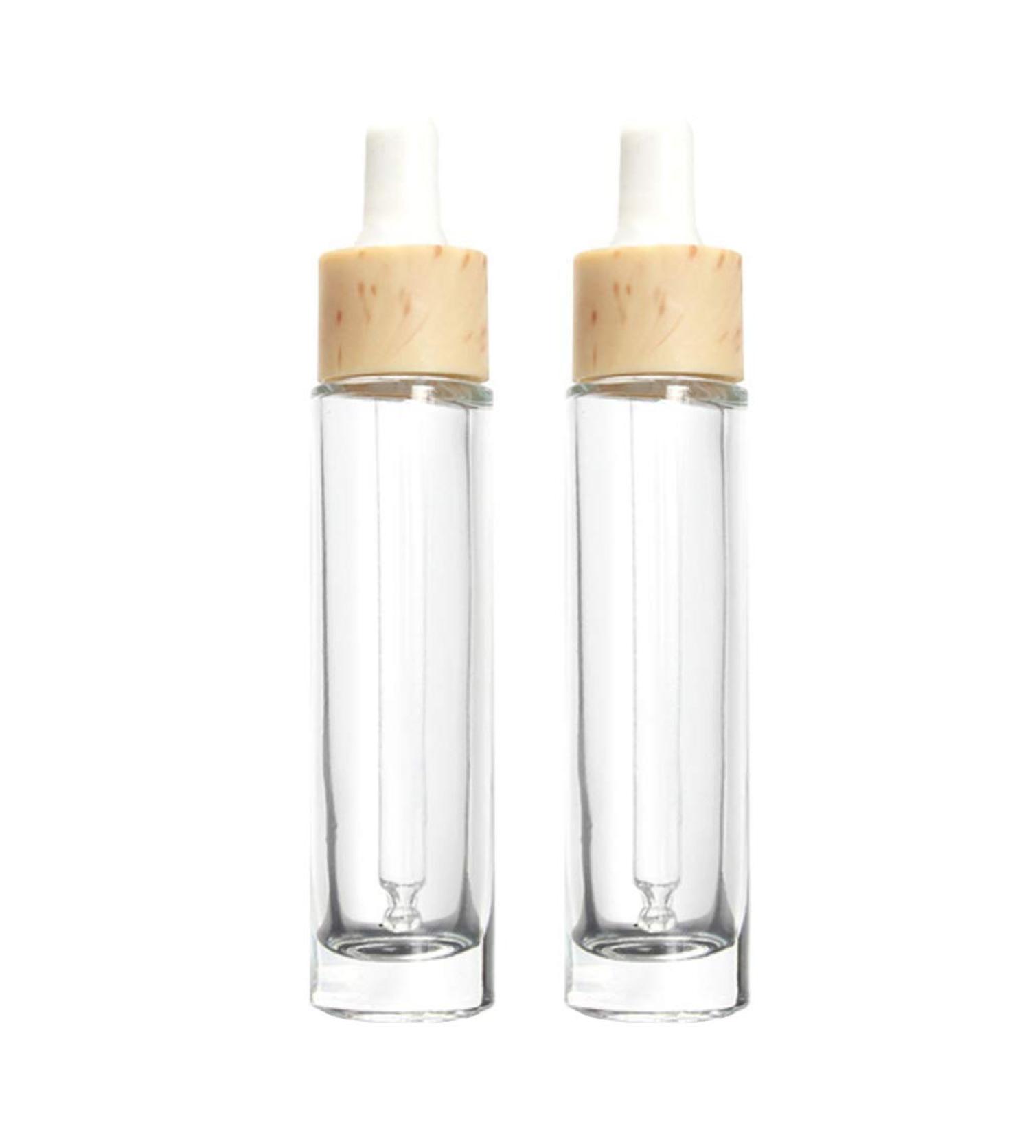 Buy Milists 30ml Empty Drip Bottles - Clear Liquid Lotion & Cosmetic Sample Containers for Makeup & Eye Fluid - Perfect for Travel & Samples - Buy Online on GoSupps.com