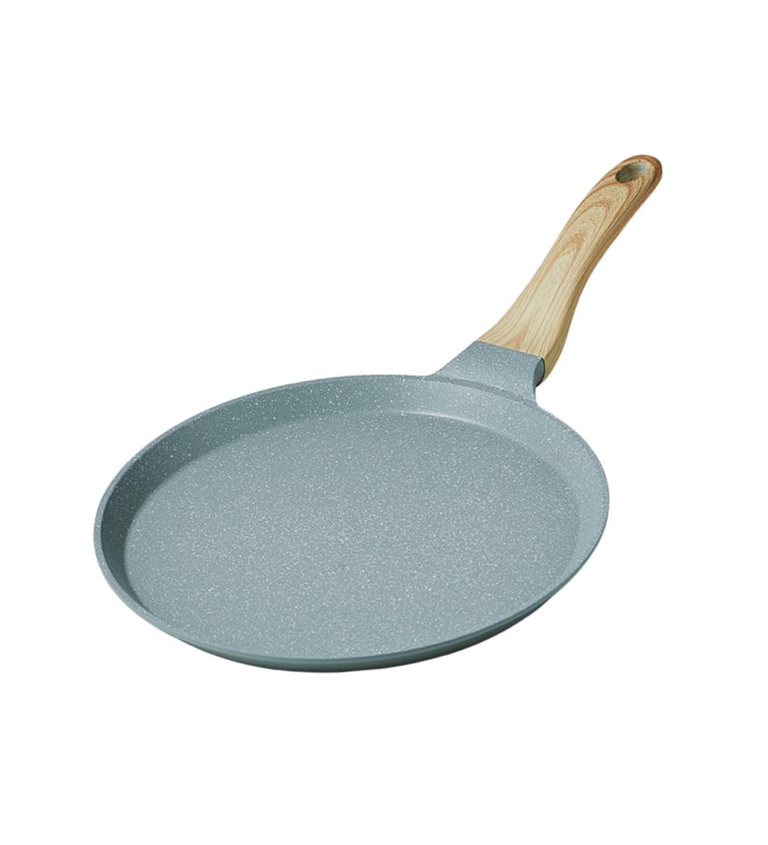 Zerodeko 1 Pc Non Stick Pan Steak Pan Metal Pans Pancake Pan Divided Frying Pan Eggs Cooker Tamagoyaki Pan Wooden Handle Frying Pan Griddle Small Skillet Dedicated Medical Stone Dessert - Buy Online on GoSupps.com